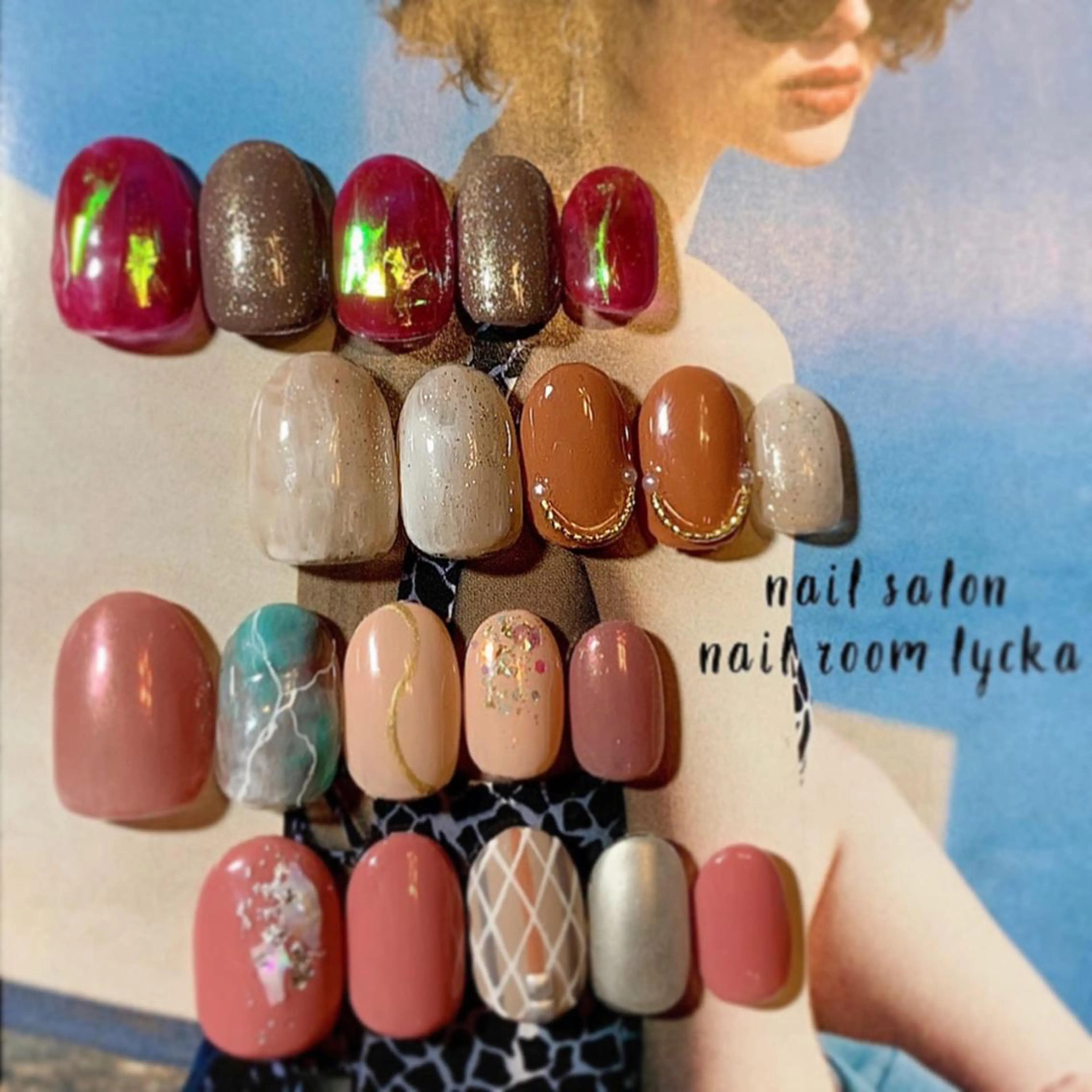 ネイル ﾈｲﾙﾙｰﾑﾘｯｶ 𝐦𝐚𝐲𝐮のネイルデザイン