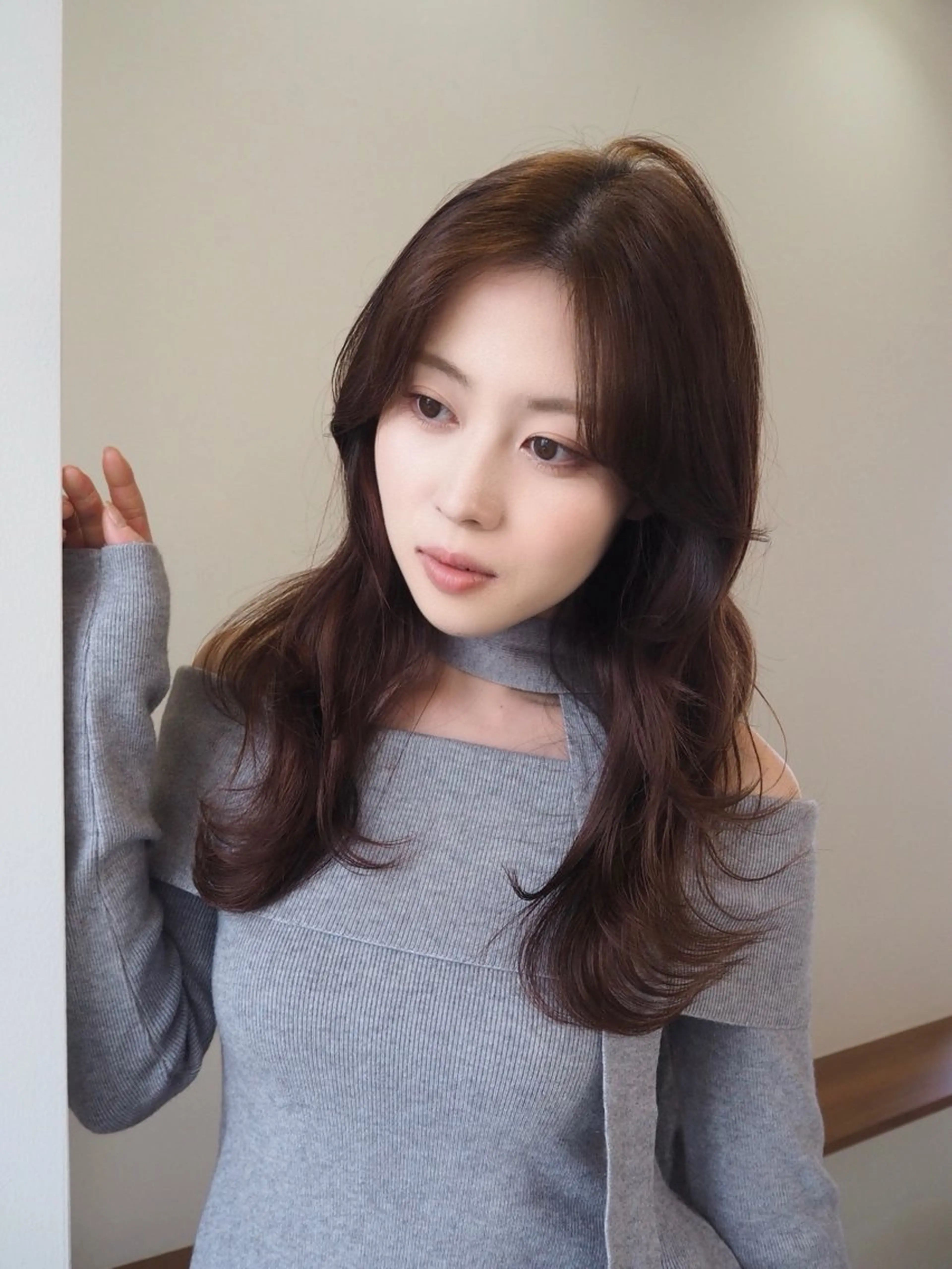 ロング 無料カットモデル募集 岡千尋のヘアスタイル