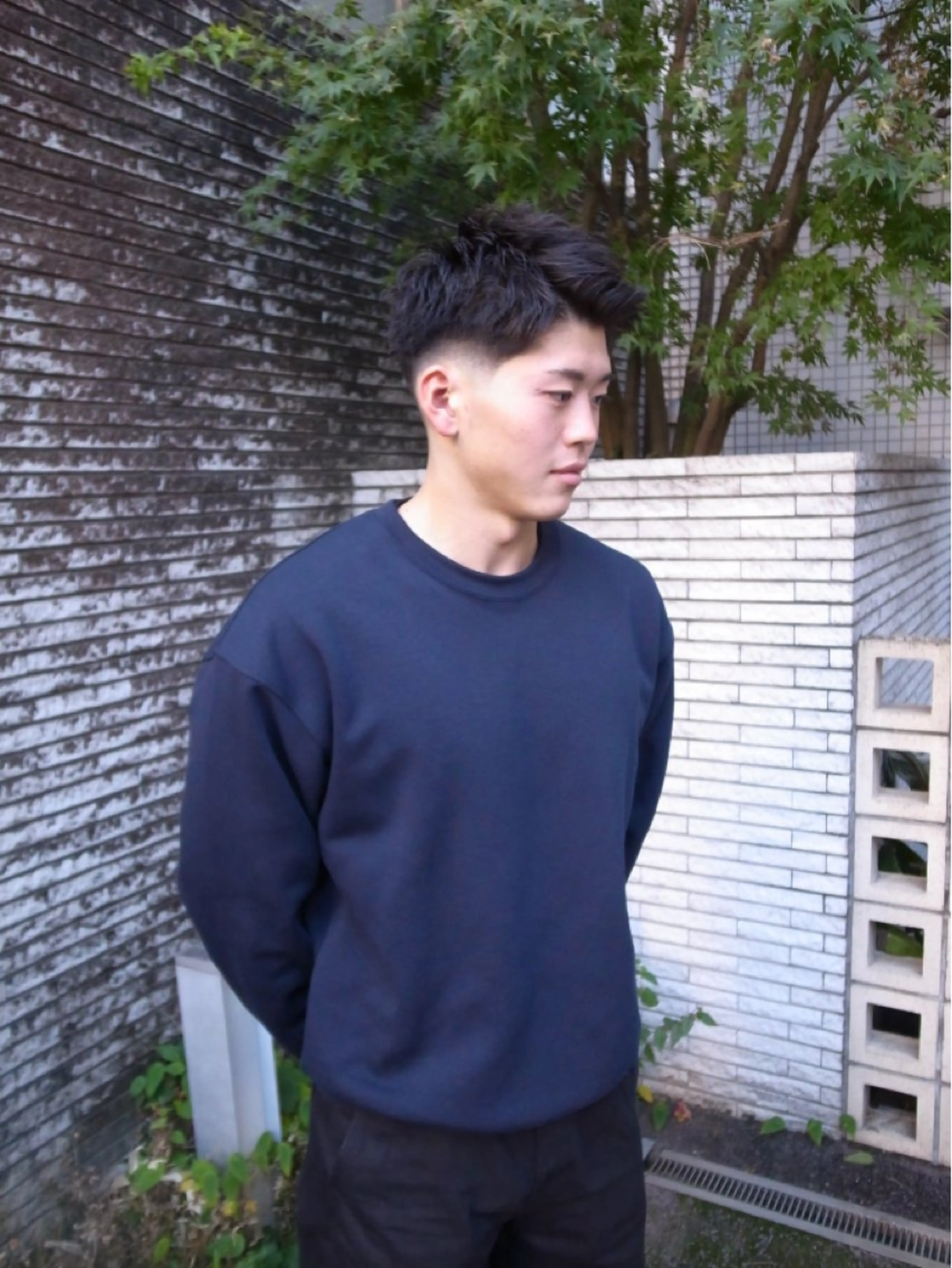 ショート パーマ メンズ フェードカット スパイキーショート ショートヘア カット パーマ 💈メンズフェード 特化DAIYA💈の眉毛・アイブロウイメージ