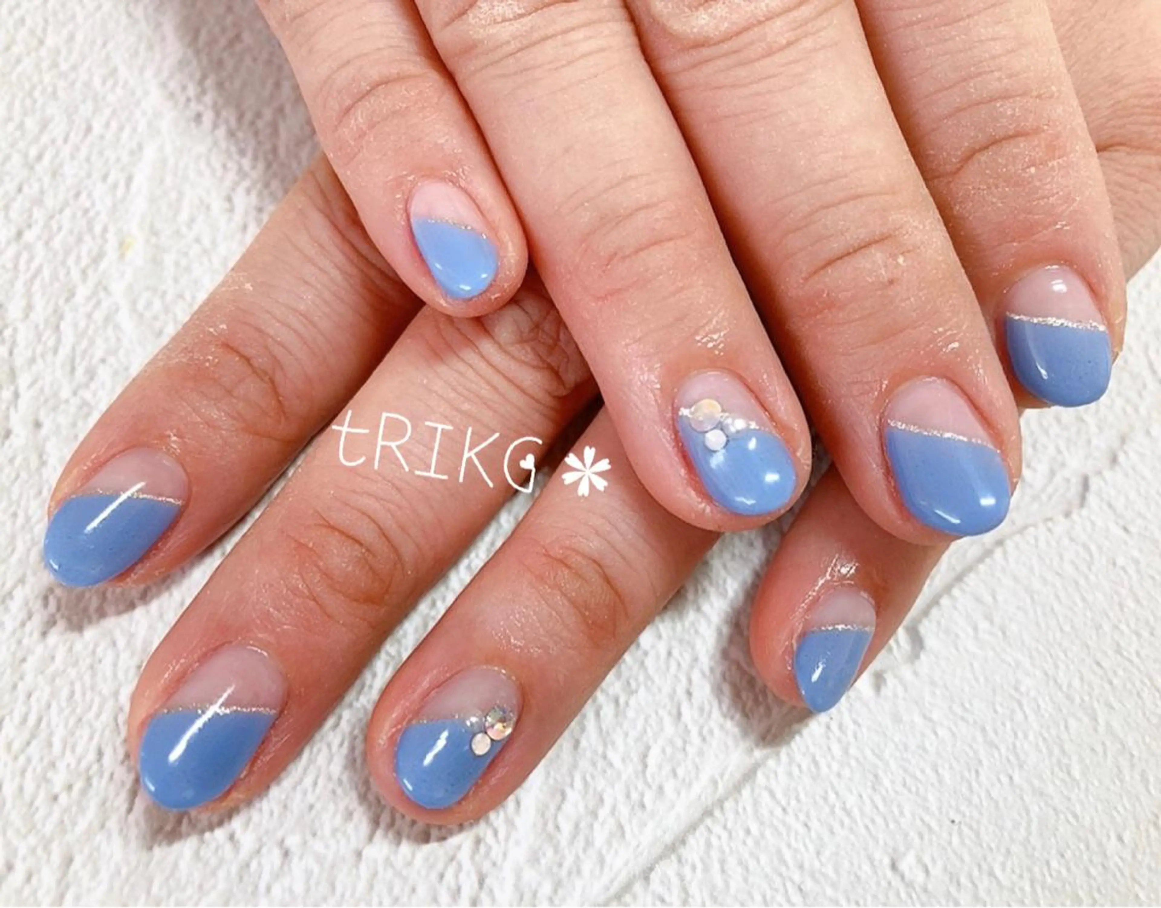 ネイル ハンドネイル tRING＊ しいの木台のネイルデザイン