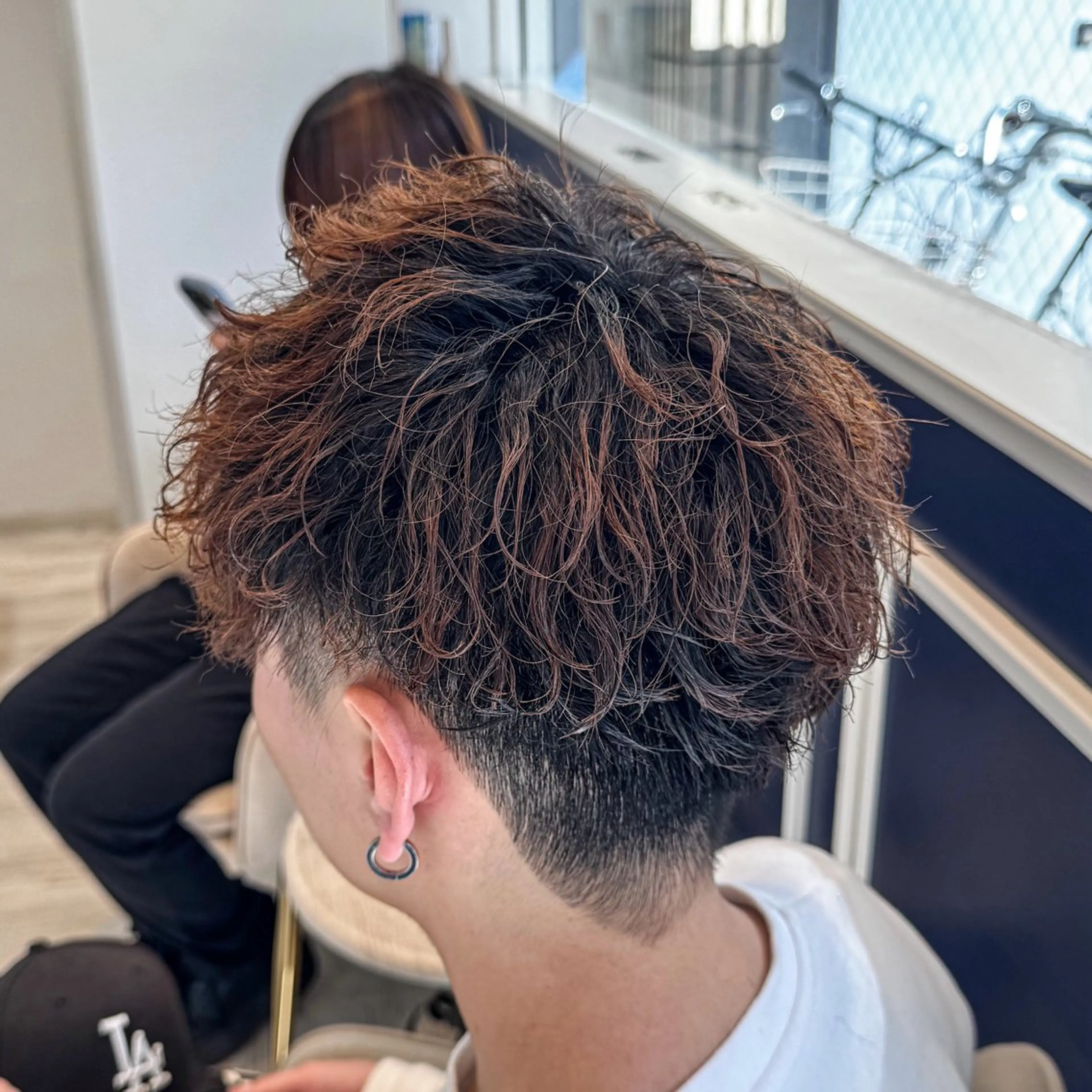 ショート パーマ メンズ カット 吉田 新平のヘアスタイル