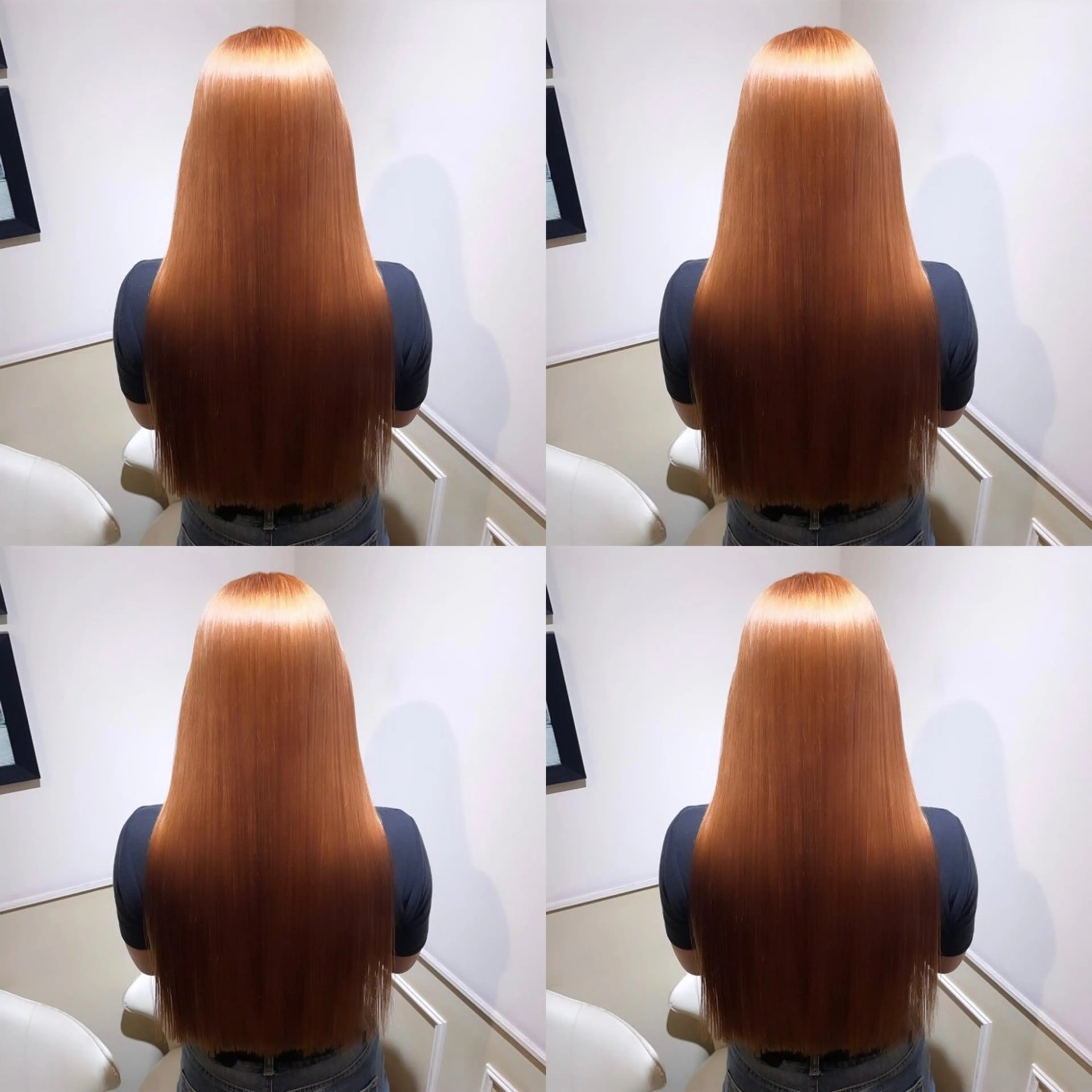 ロング カラー ベージュカラー オレンジ オレンジベージュ 🌟トップデザイナー 高橋🌟のヘアスタイル