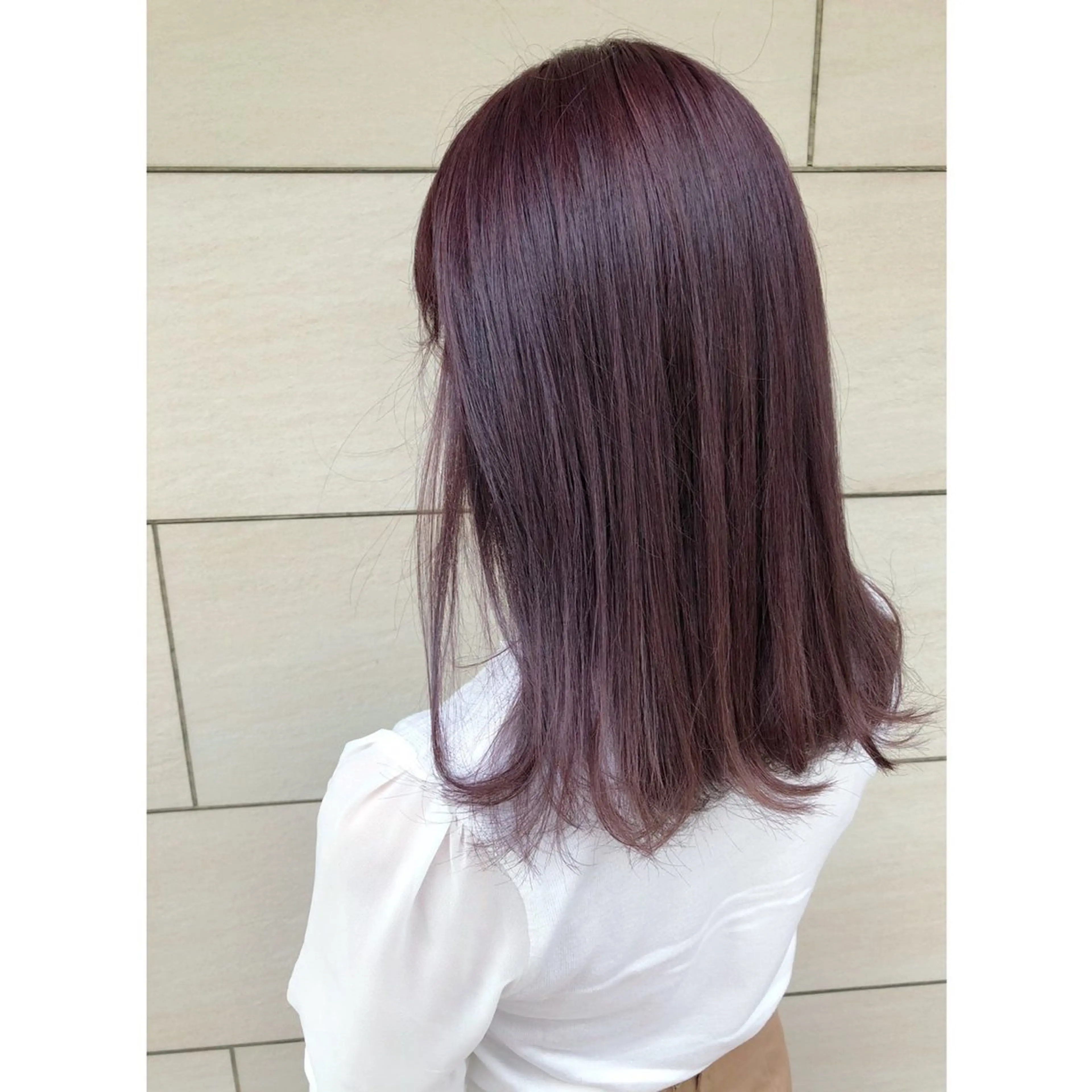 セミロング ヘアカラー 辻野 光希のヘアスタイル