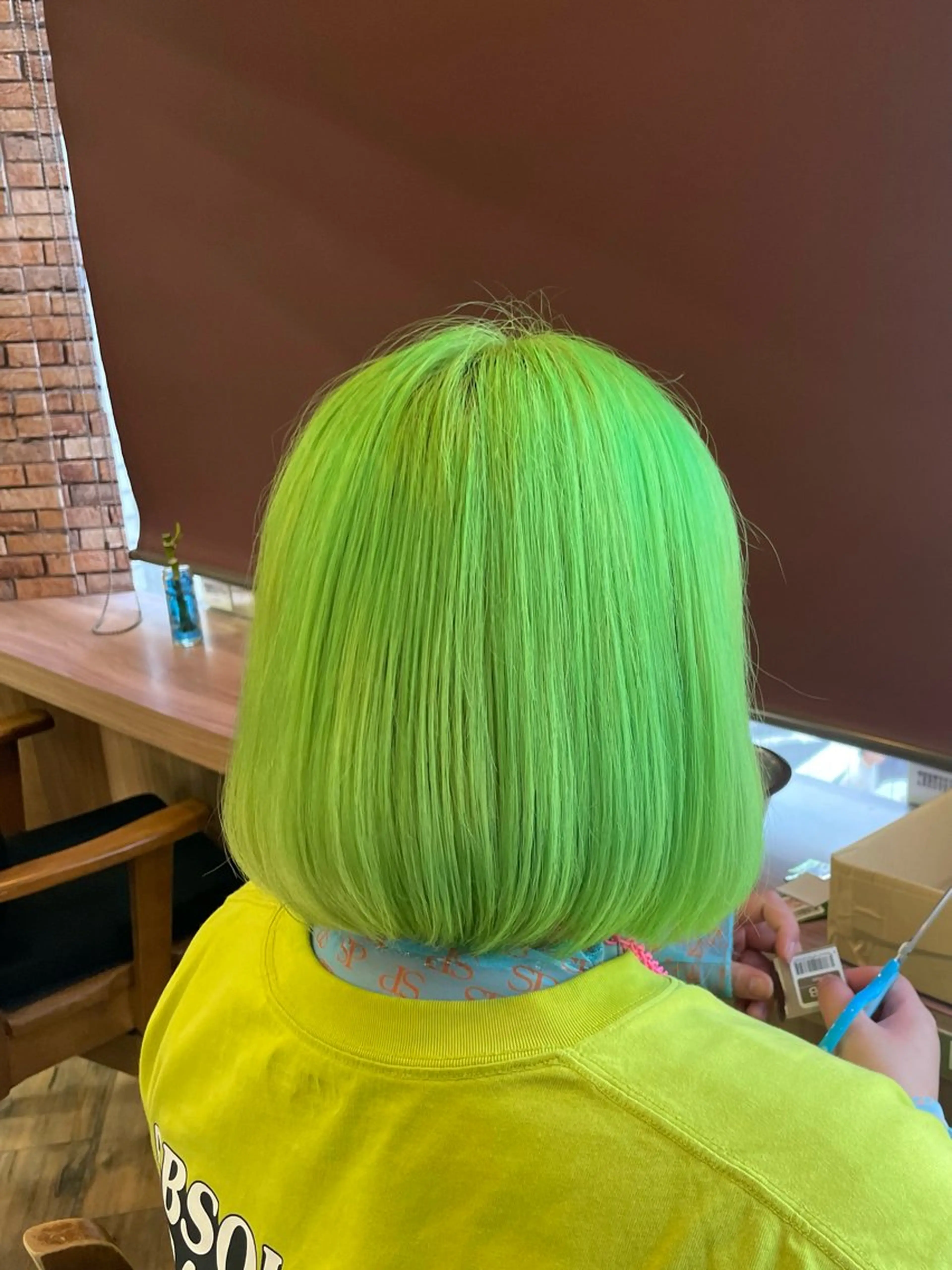 ショート カラー YELLOW CORN  横浜店所属・もえ こーんのヘアスタイル