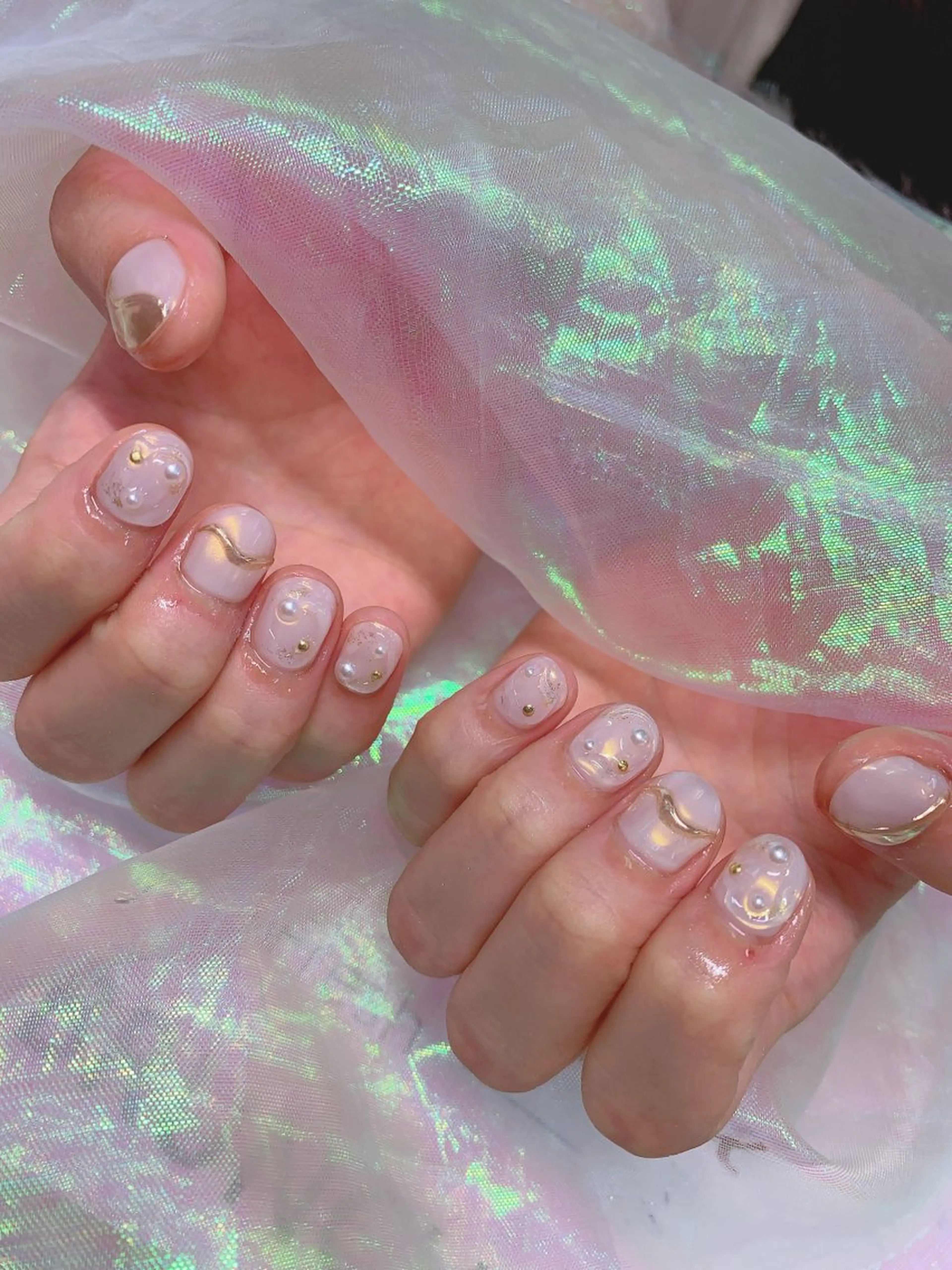 ネイル アートネイル クリアネイル フラッシュネイル フットネイル フレンチネイル インフィニティ ネイルサロンのネイルデザイン