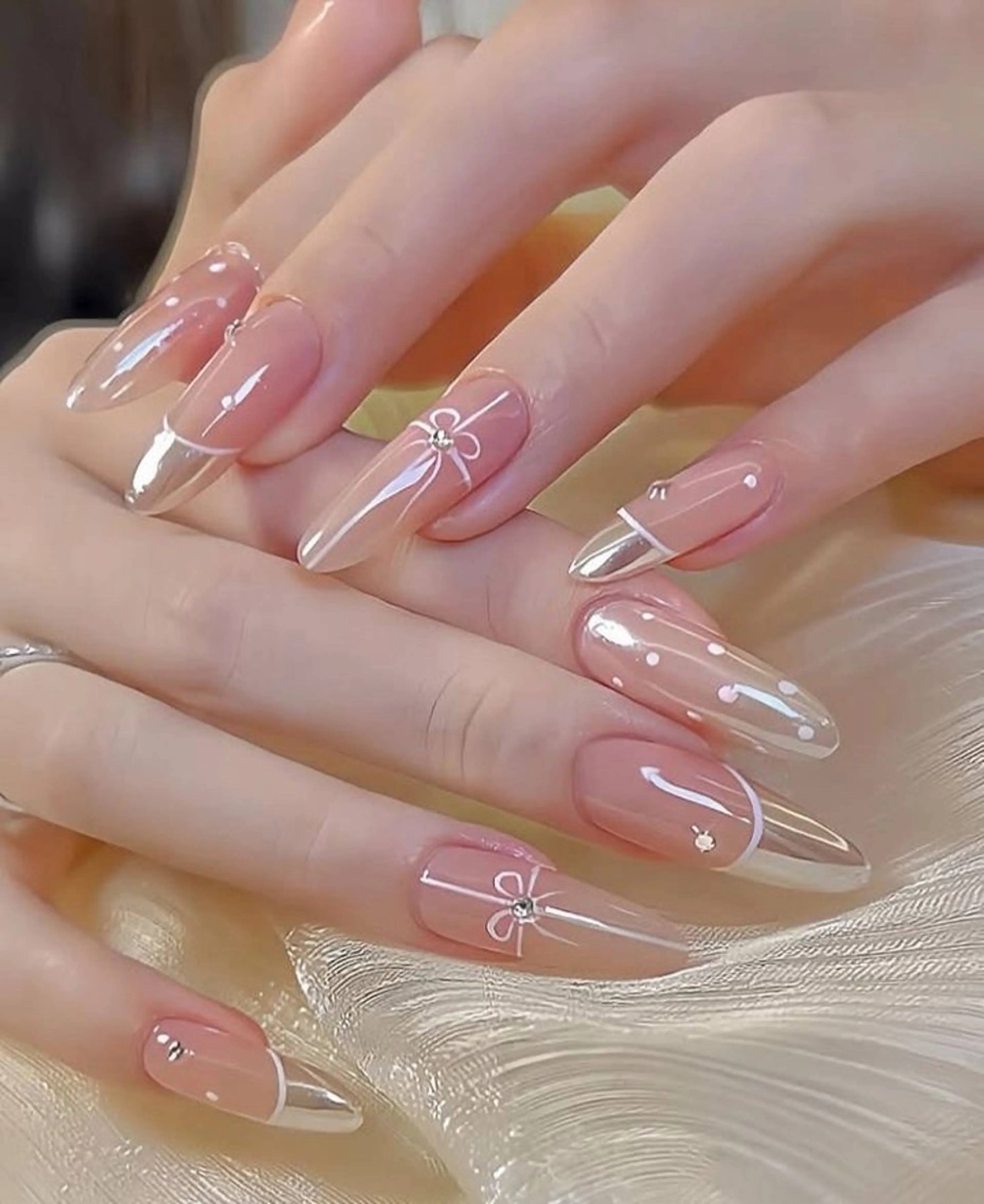 ネイル チークネイル フットネイル フレンチネイル グラデーション 韓国ネイル Yuki nail staffのネイルデザイン