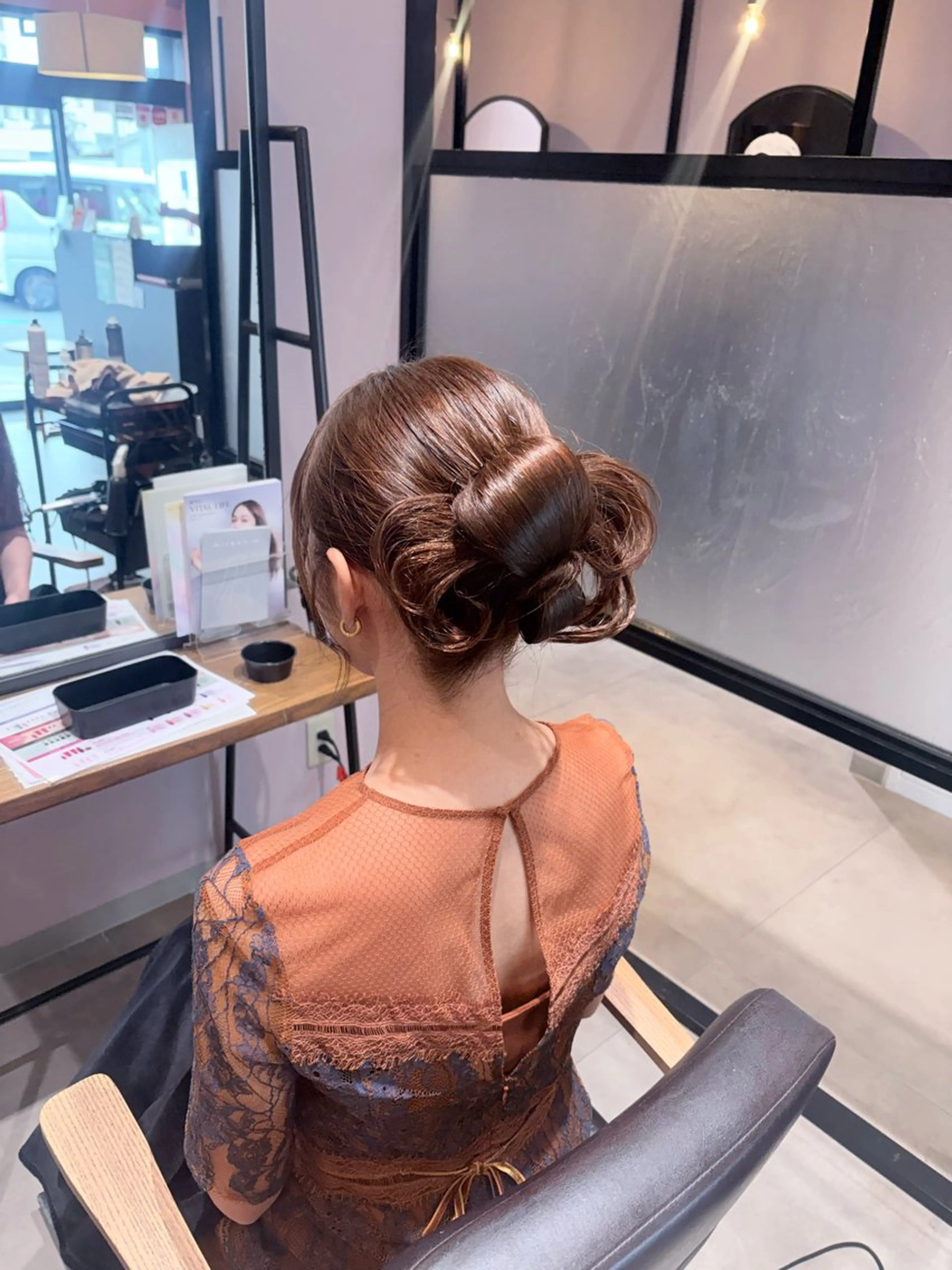 ヘアアレンジ 作野 潮織のヘアスタイル