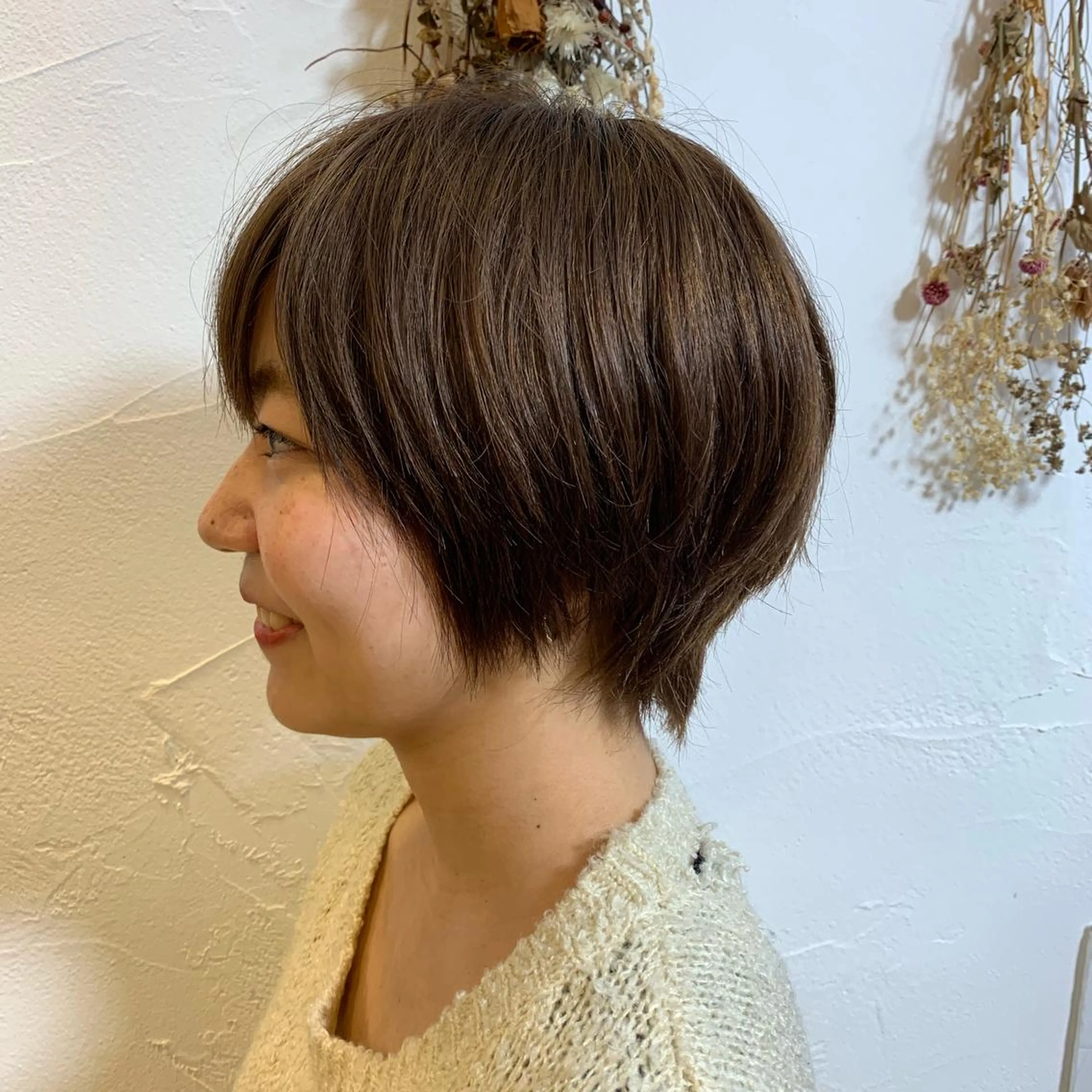 ショート カラー パーマ ショートヘア 込山 瑞帆のその他イメージ