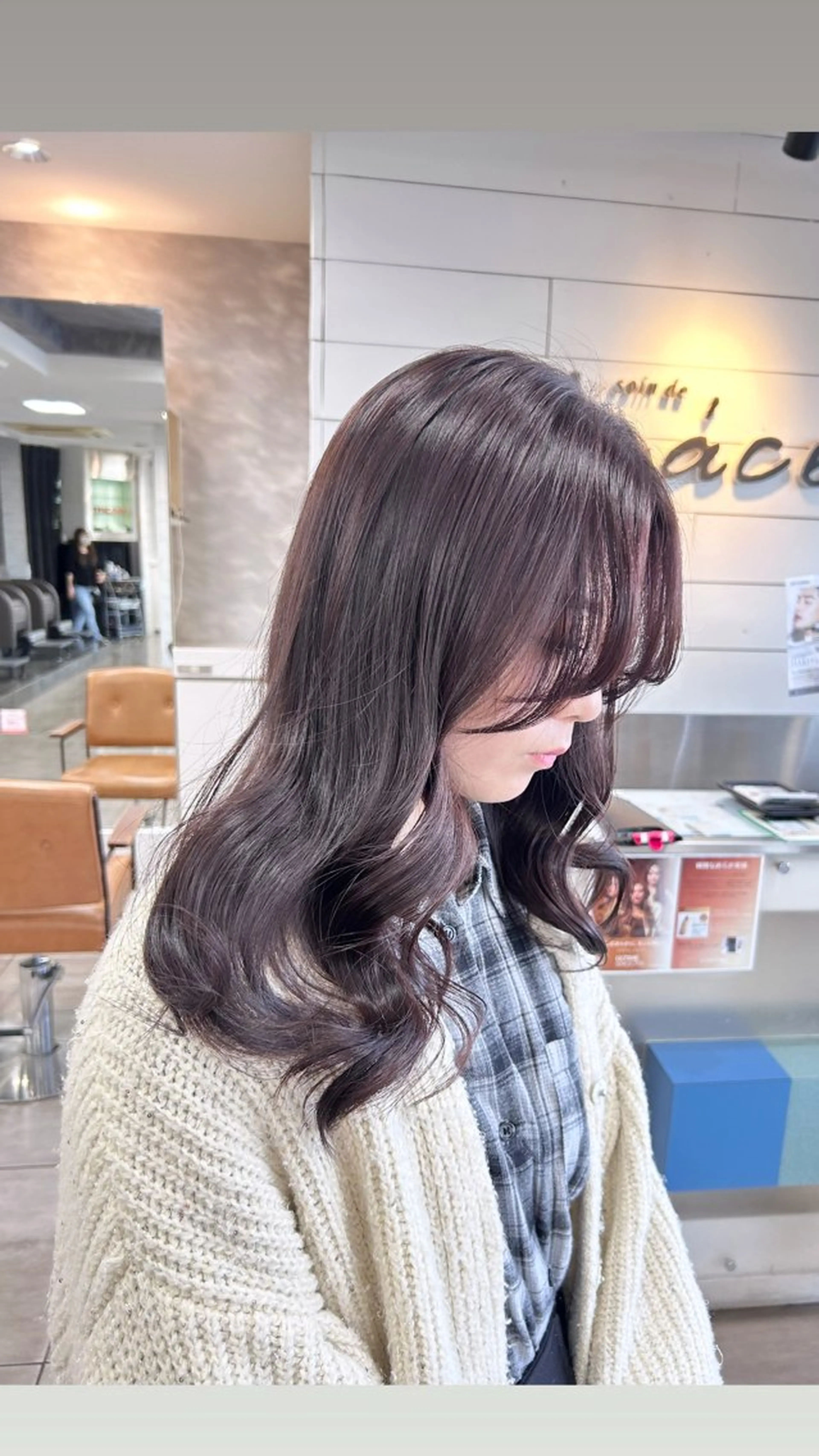ロング ロング カット ヘアカラー 🫧艶髪カラー🫧 森本くるみのヘアスタイル