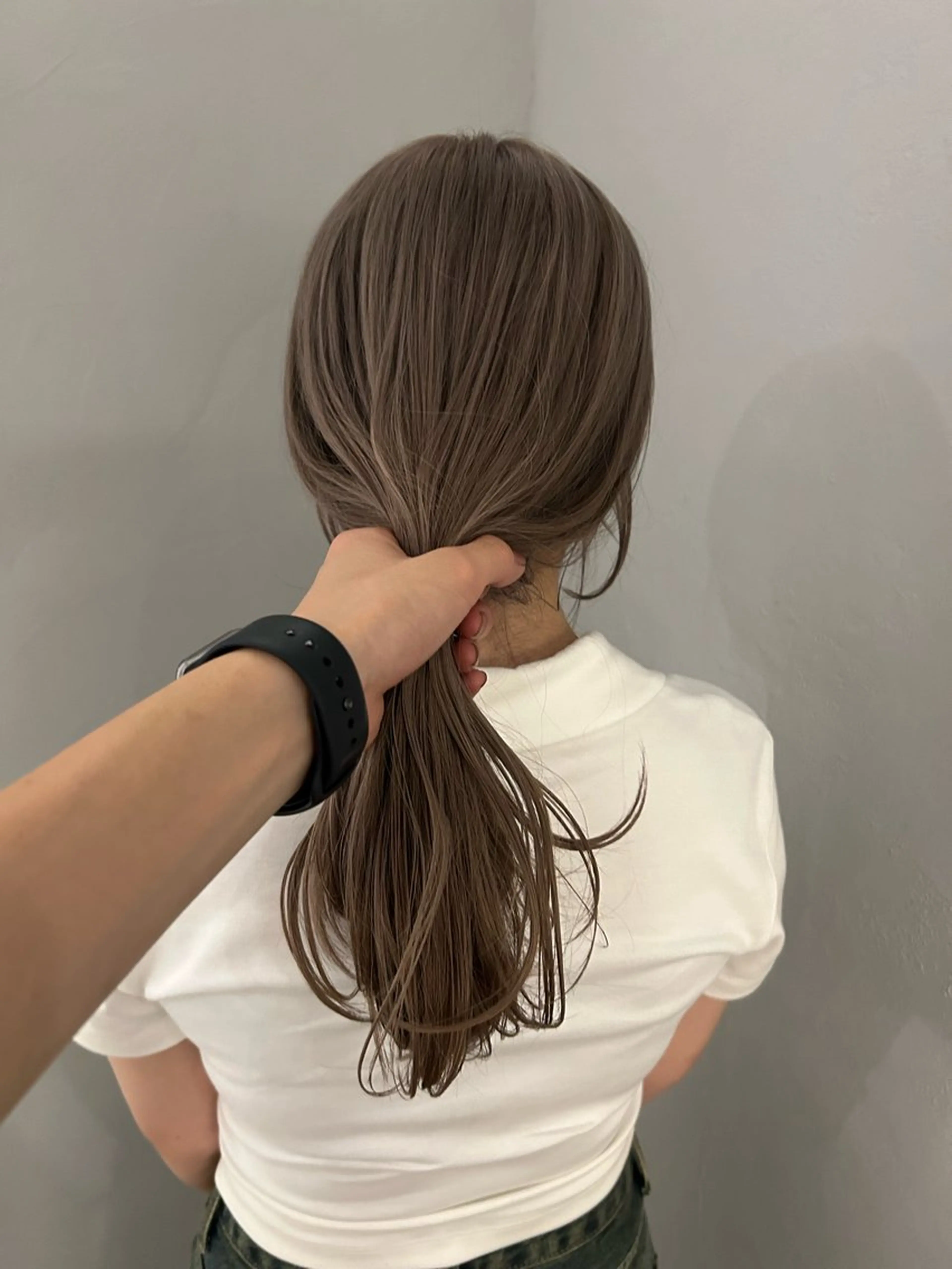 ロング カラー ヘアカラー トリートメント ケアパーマ/ケアブリ ーチdaisukeのヘアスタイル