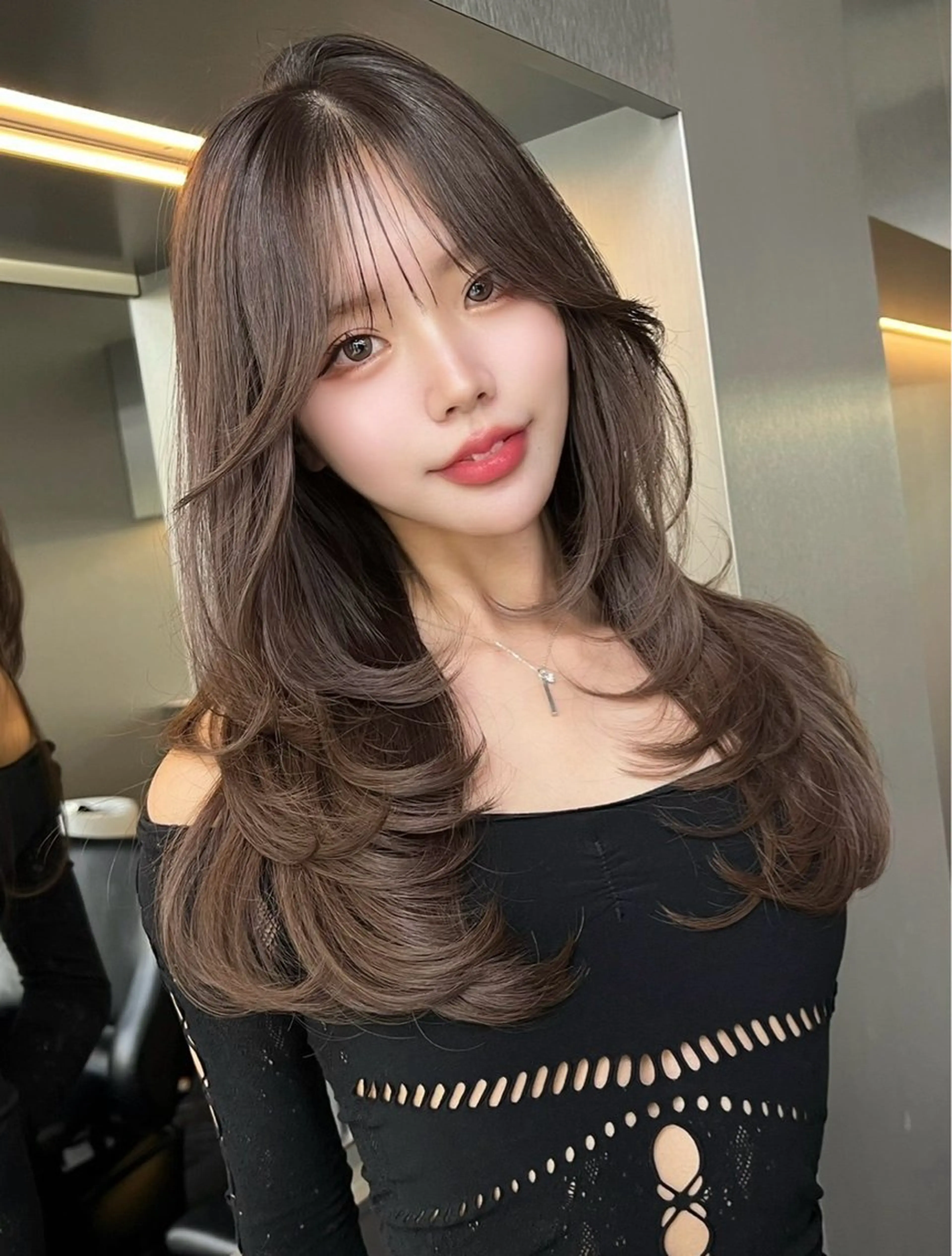 ロング カラー レイヤーカット カット ヘアカラー トリートメント SHOUHEI .のヘアスタイル