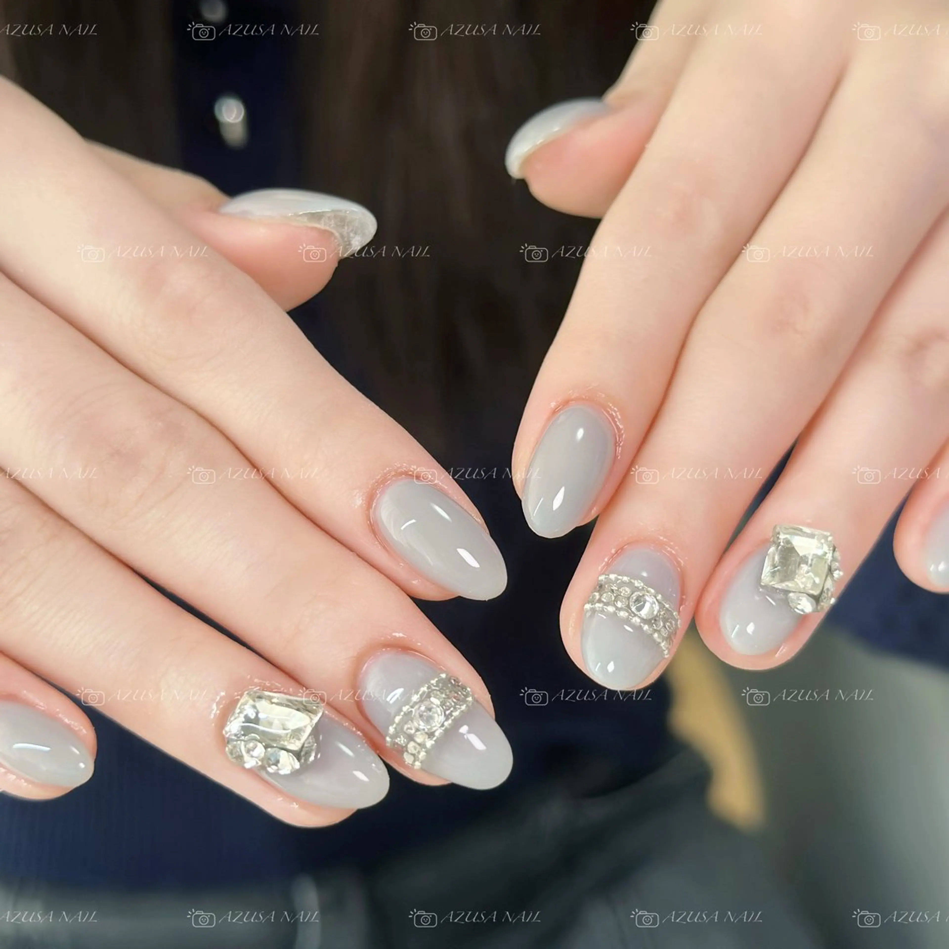 ネイル チークネイル フラッシュネイル フレンチネイル マグネットネイル ミラーネイル ハンドネイル 🧸自宅ネイル あずさのネイルデザイン