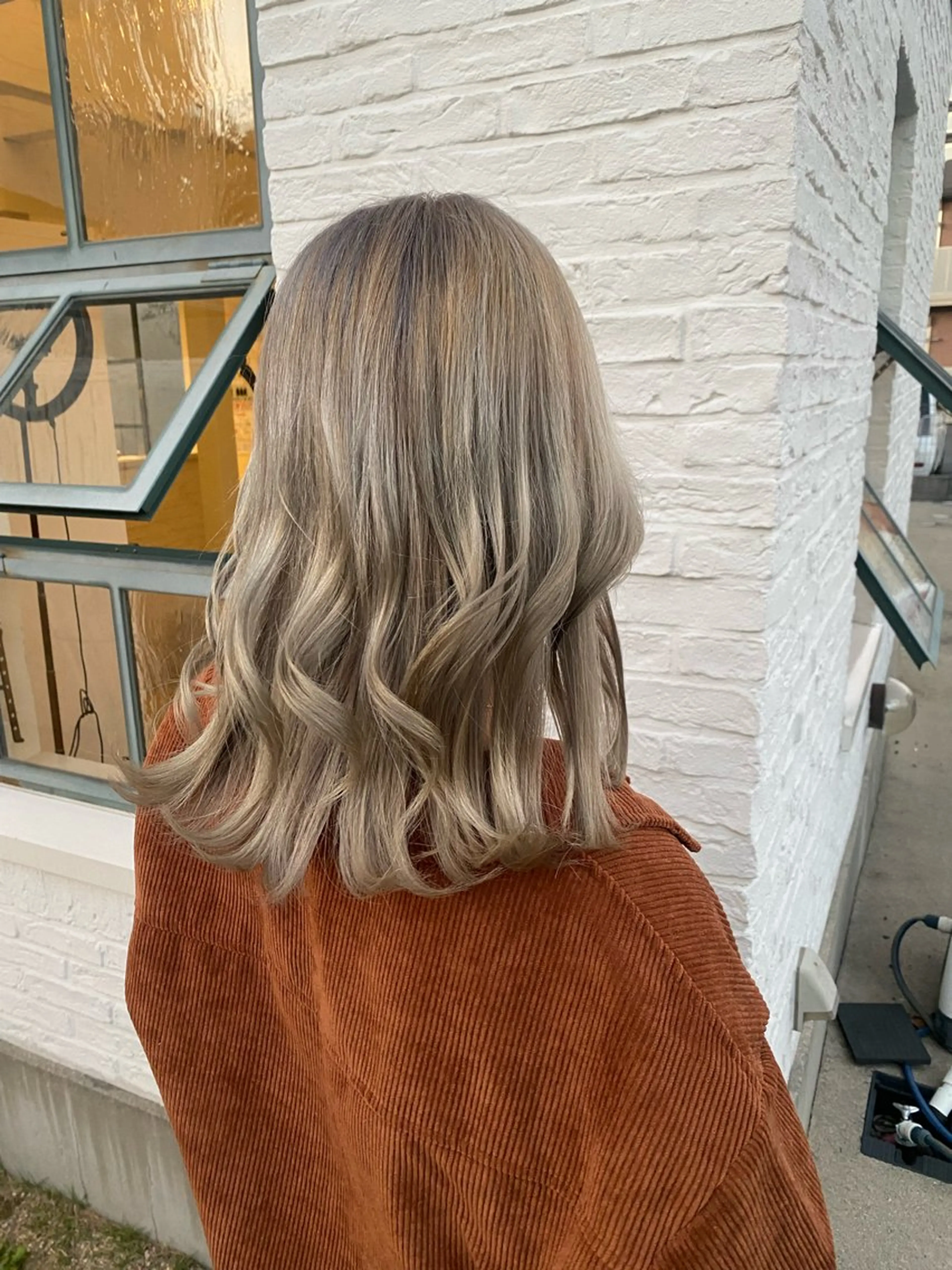 ミディアム ヘアカラー 【nui 茨木】 原田美紅のヘアスタイル