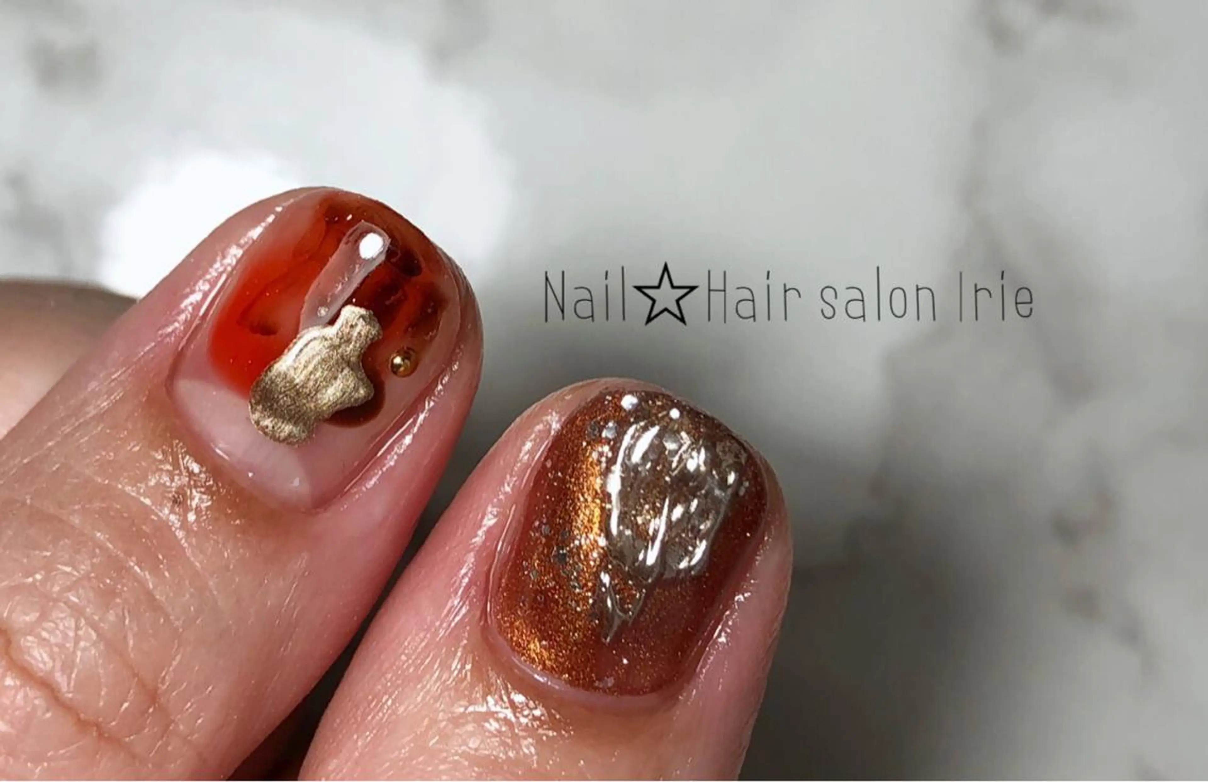 ネイル Hair salon Irie所属・與儀 知佳のネイルデザイン