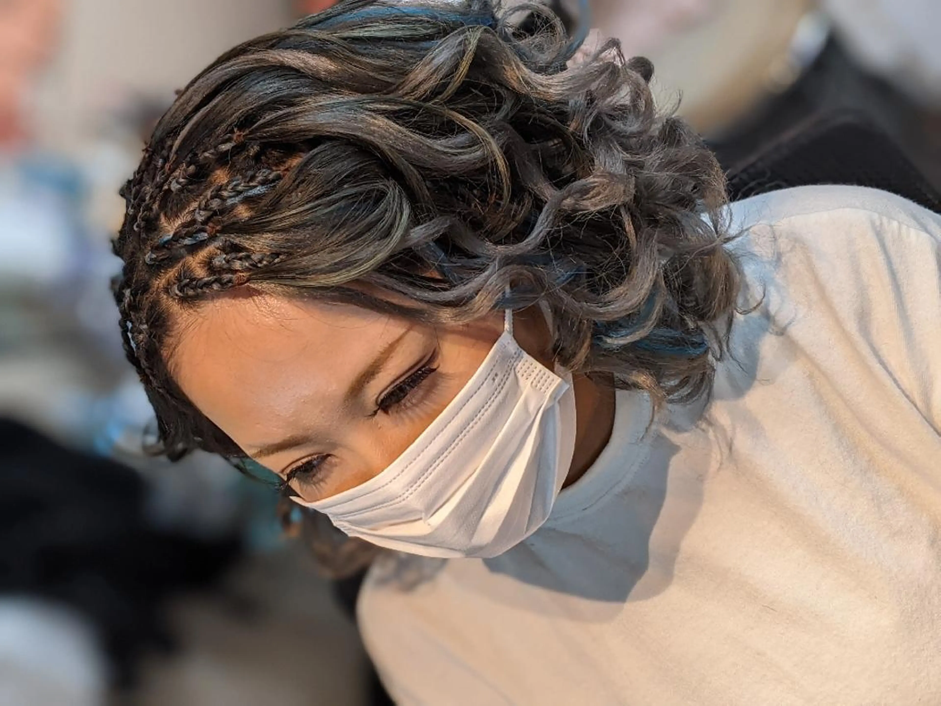 ミディアム エクステ scamp ★のヘアスタイル