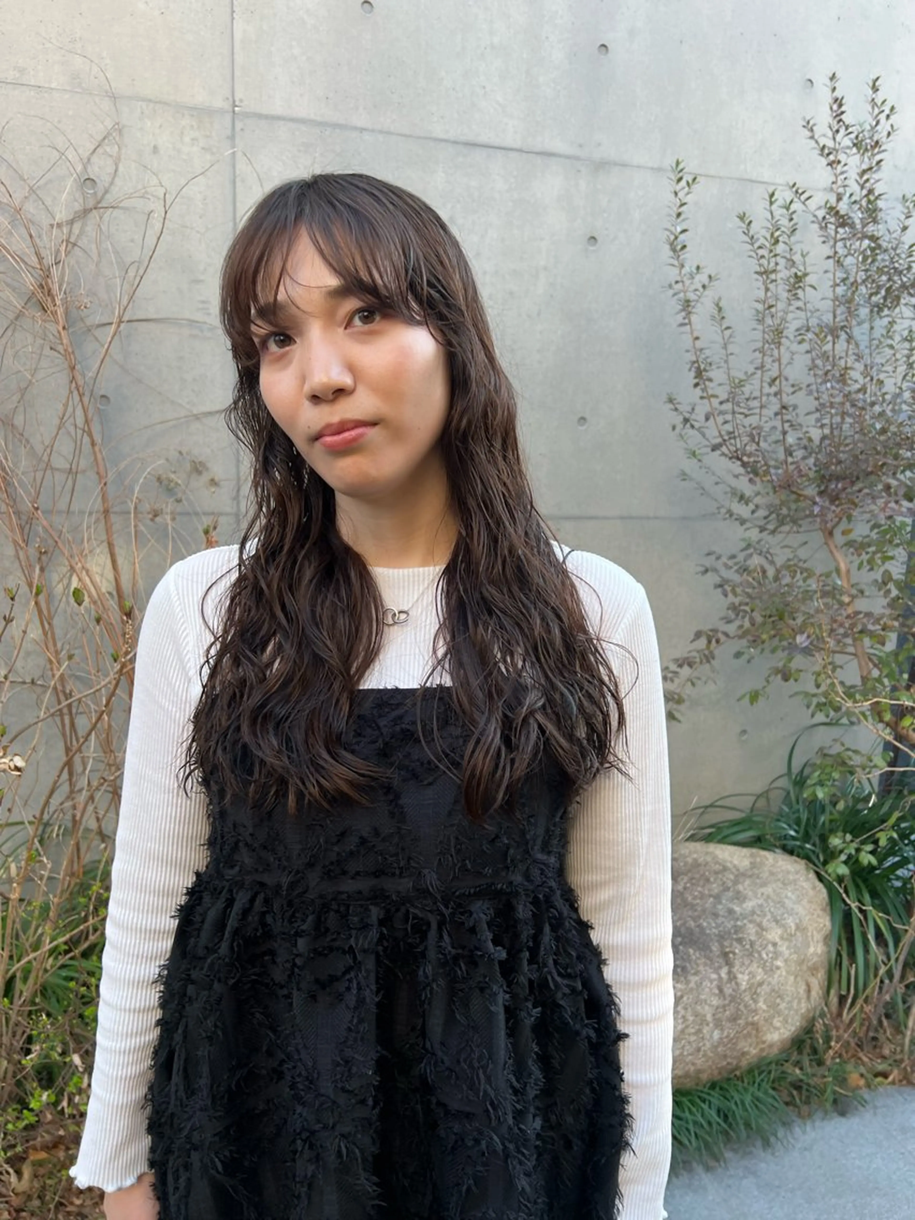 セミロング パーマ くせ毛 sakoda shunkiのヘアスタイル