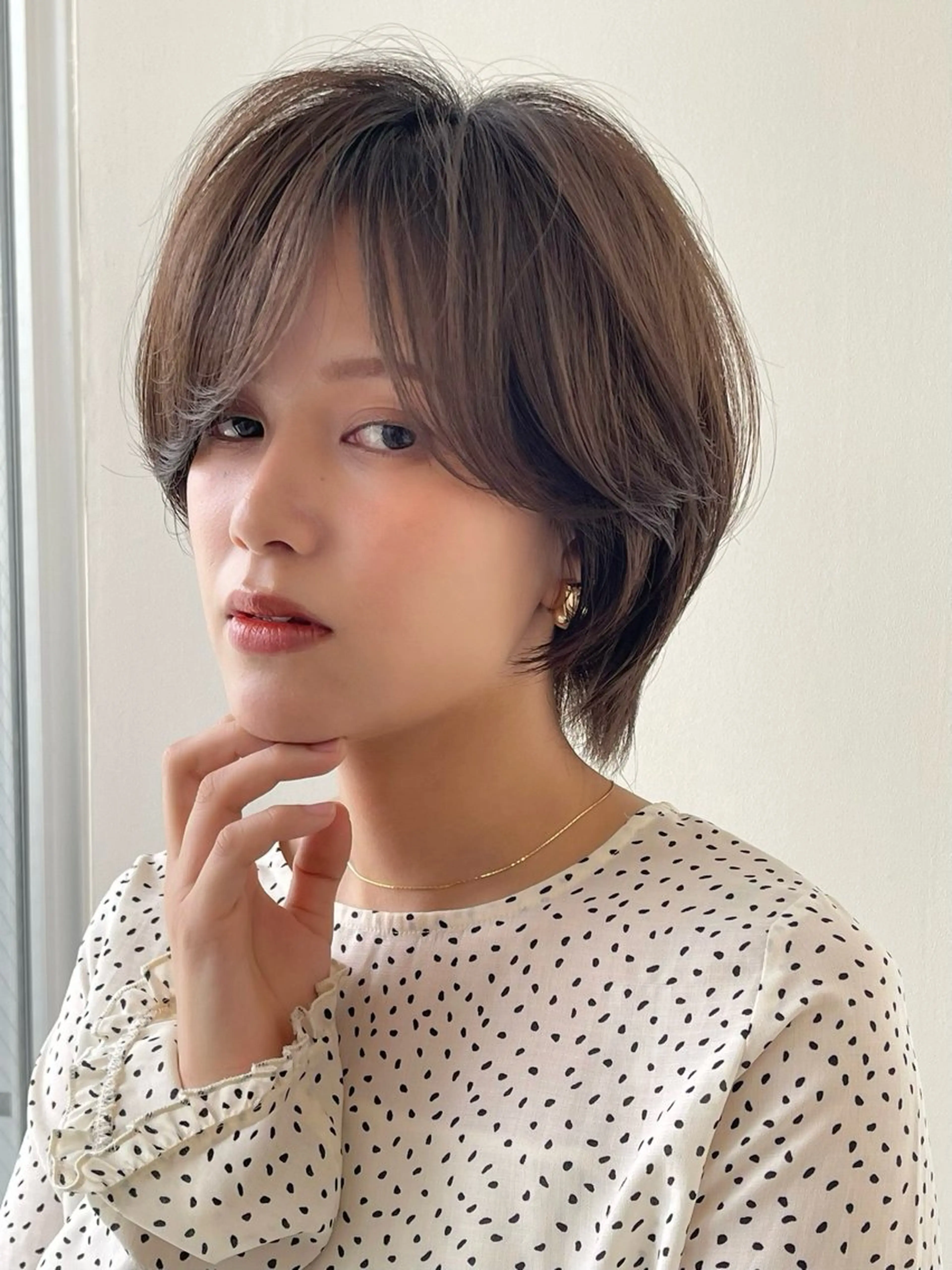 ショート 丸みショート イエローカラー 韓国風ヘア ショートヘア カット ヘアカラー ショート・ボブ特化 mahoのその他イメージ