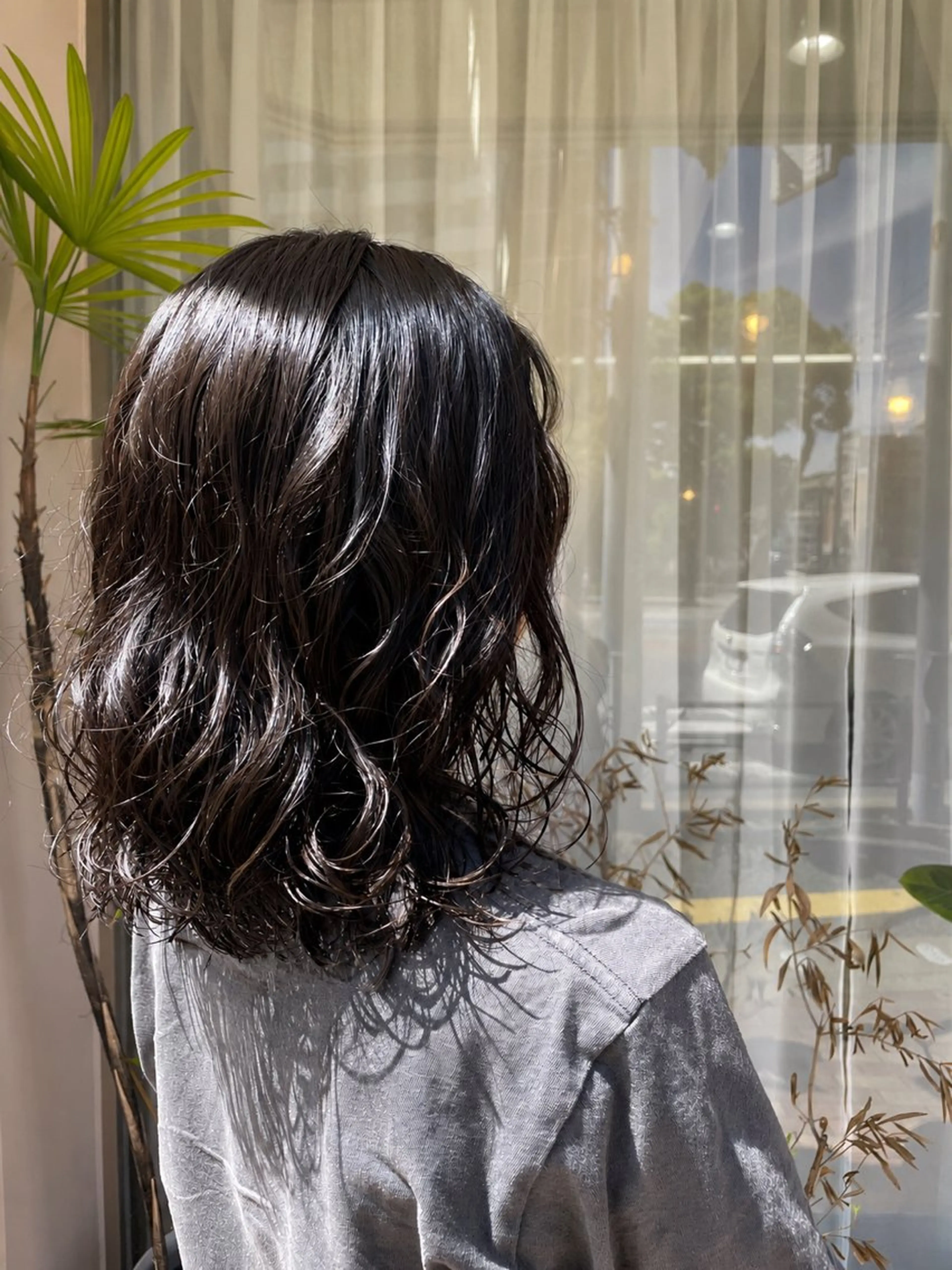 ミディアム パーマ カット パーマ 【KAKONN】 yumikaのヘアスタイル