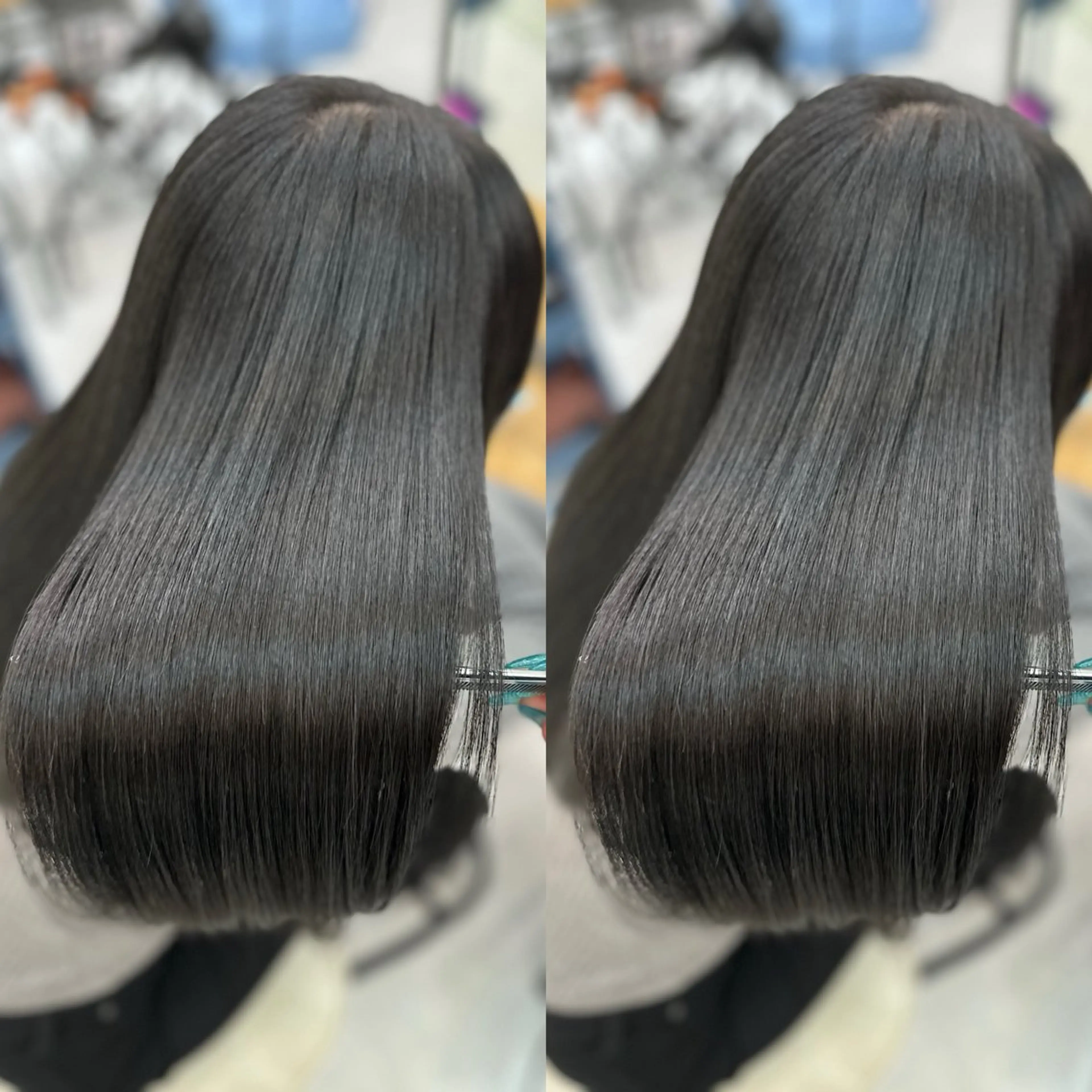 ロング 縮毛矯正×ボブ💎 髪質改善/木下のヘアスタイル