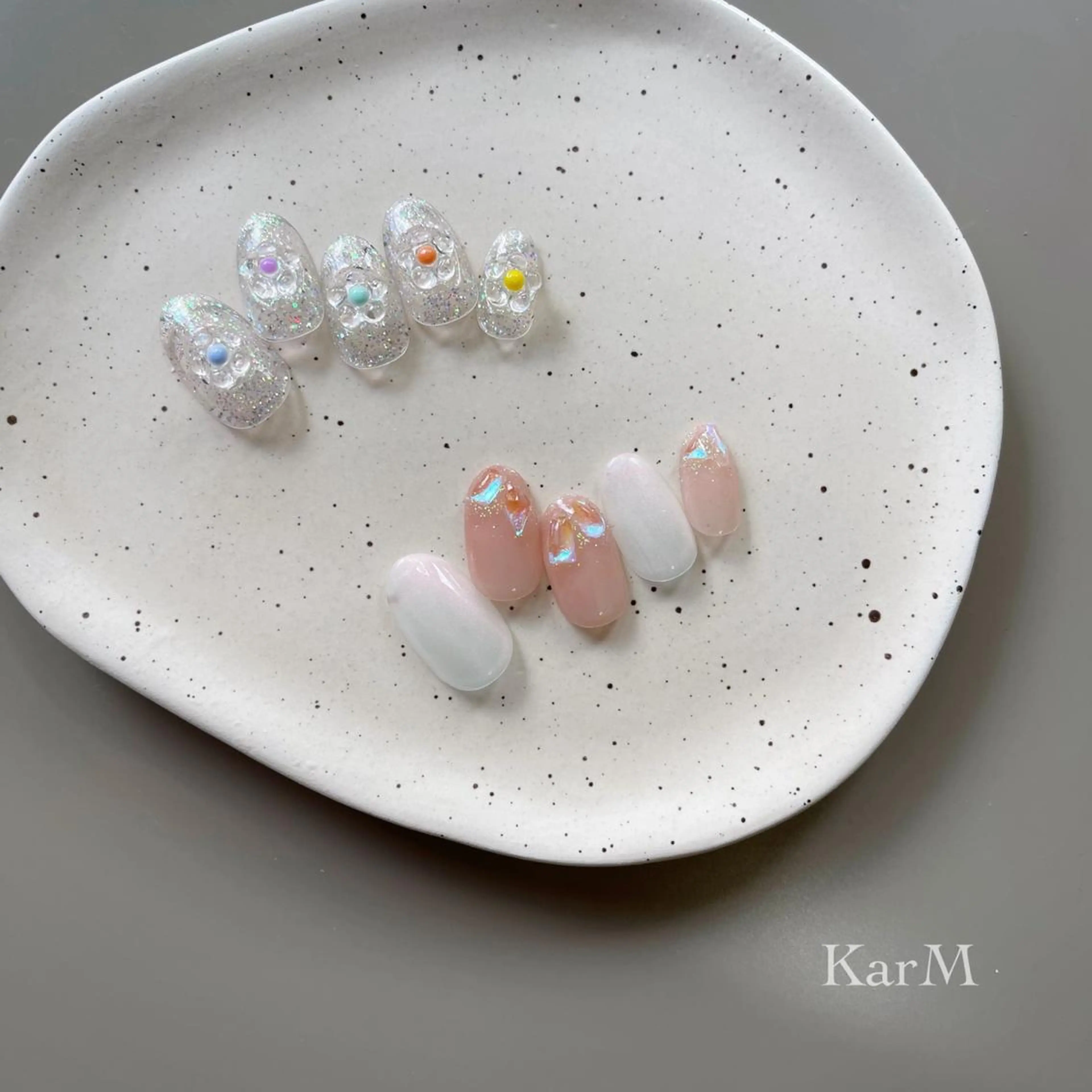 ネイル アートネイル オーロラネイル チークネイル クリアネイル フットネイル ハンドネイル ogino karinのネイルデザイン