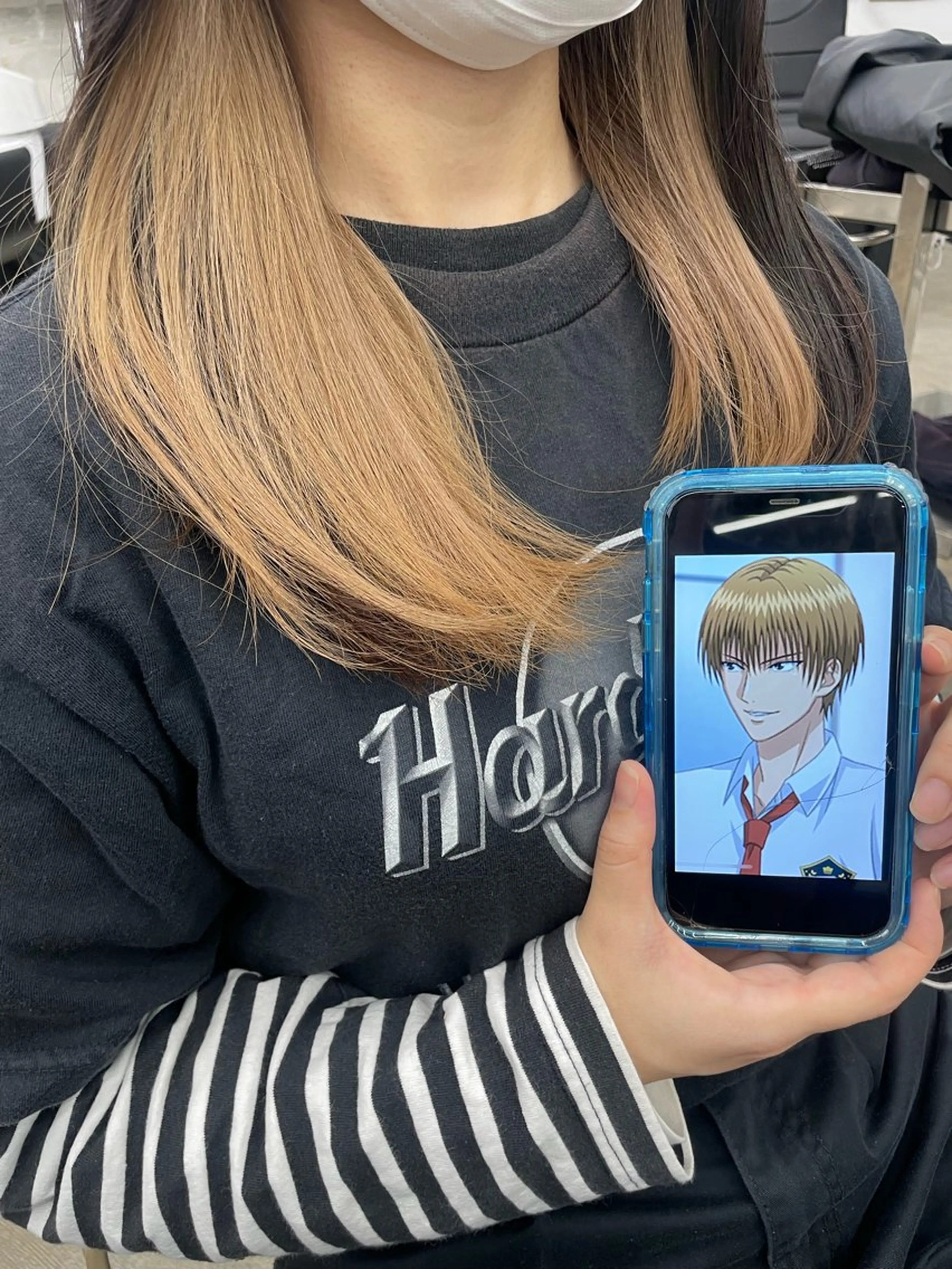 ロング カラー インナーカラー 推し ブリーチ  髪質改善のヘアスタイル