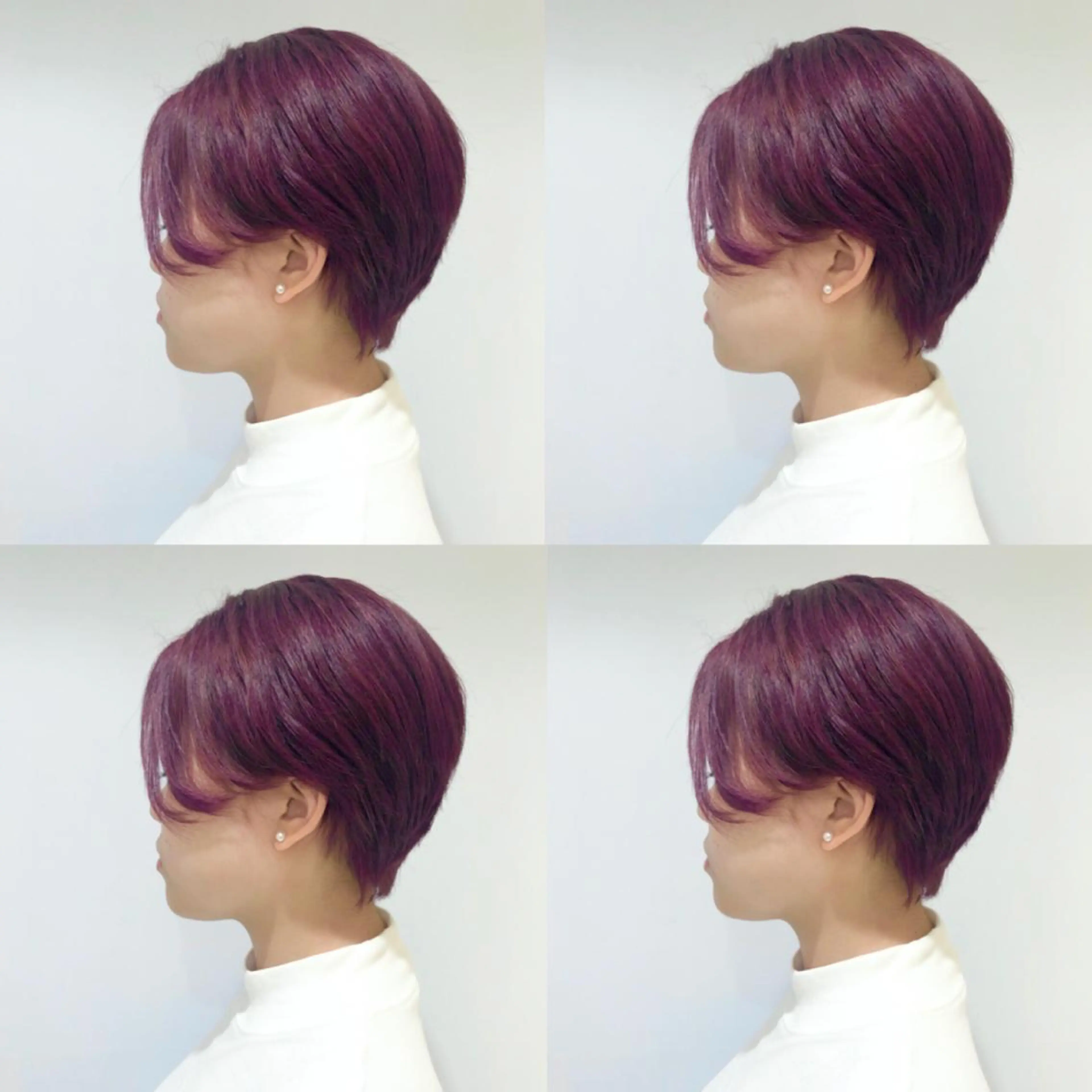 ショート カラー HOLON池袋所属・ウルフカット ハッシュカット/七海のヘアスタイル