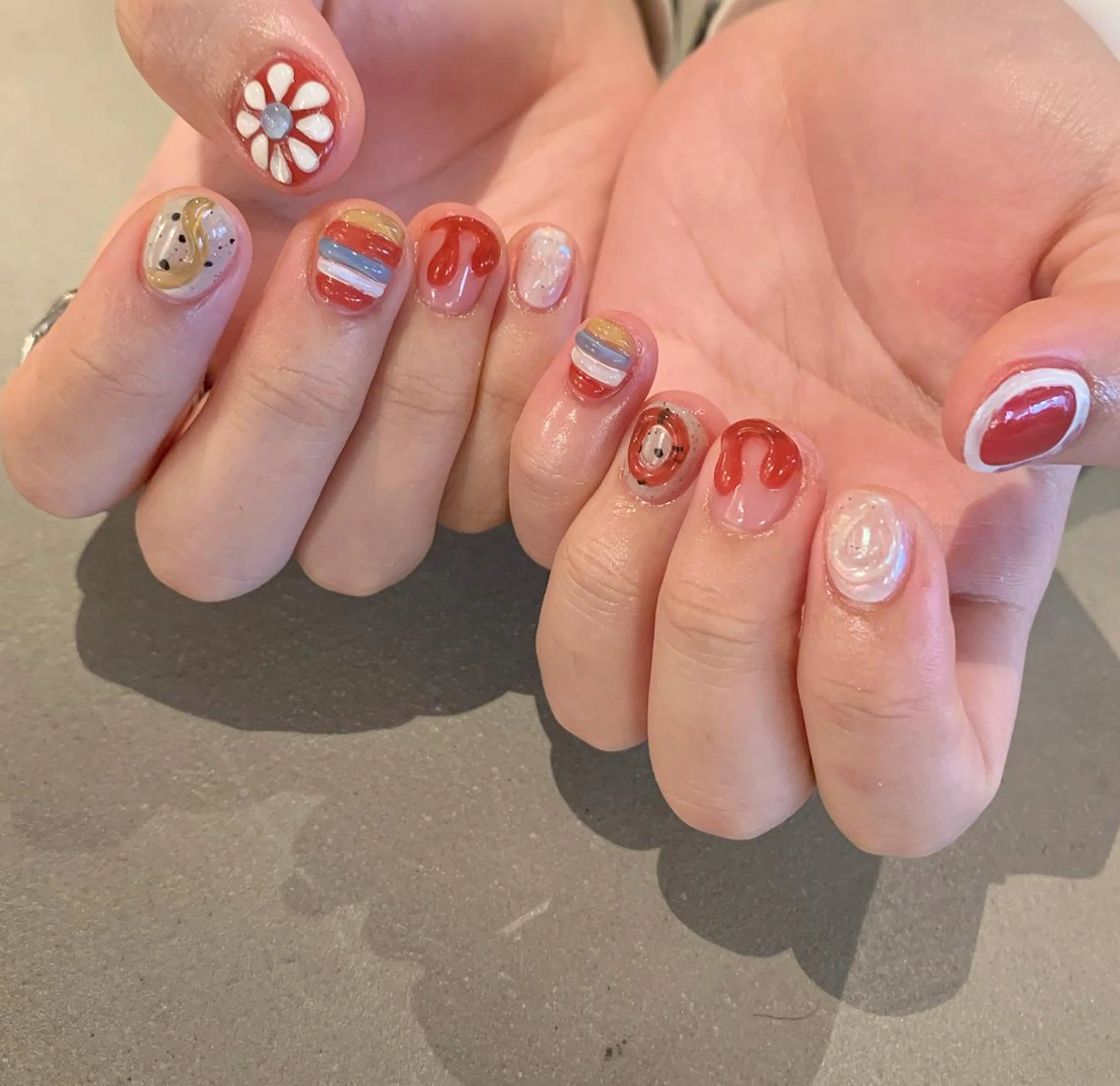 ネイル ハンドネイル にしぐち はるかのネイルデザイン