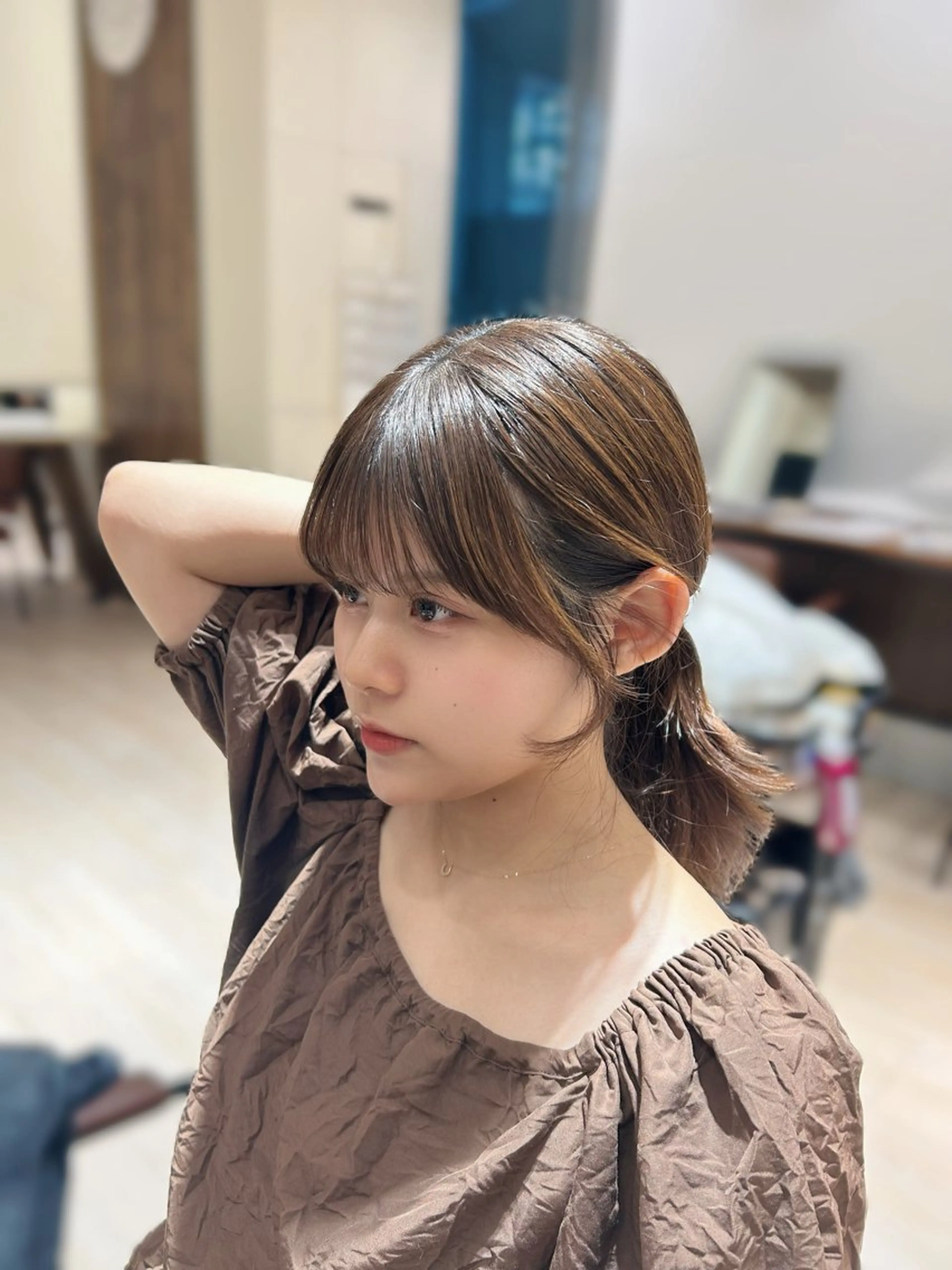 カット トリートメント 🎀大竹美侑／顔まわ りカット／レイヤーのヘアスタイル