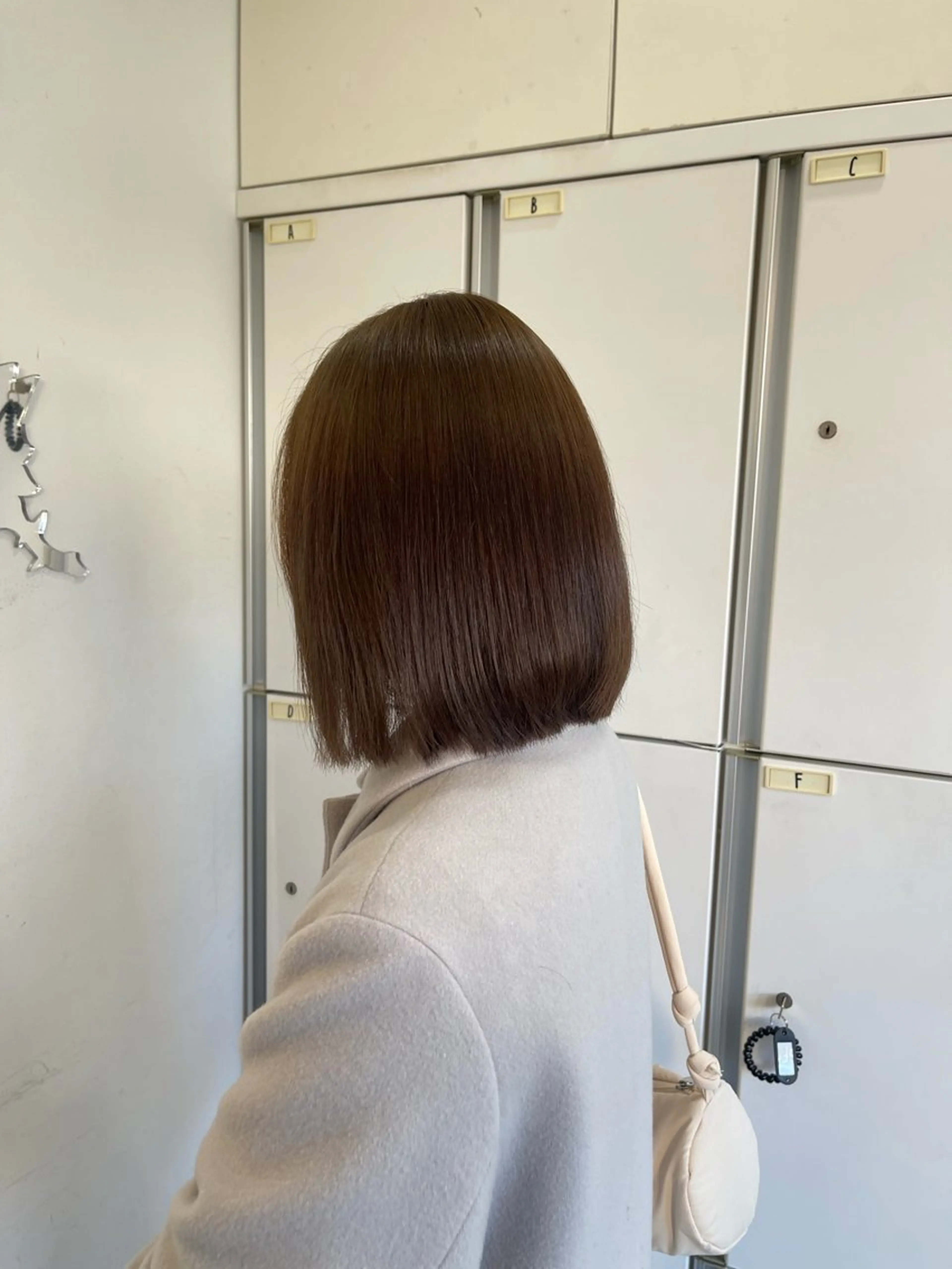 ショート カラー ICHIRI" 艶カラー/縮毛矯正のヘアスタイル