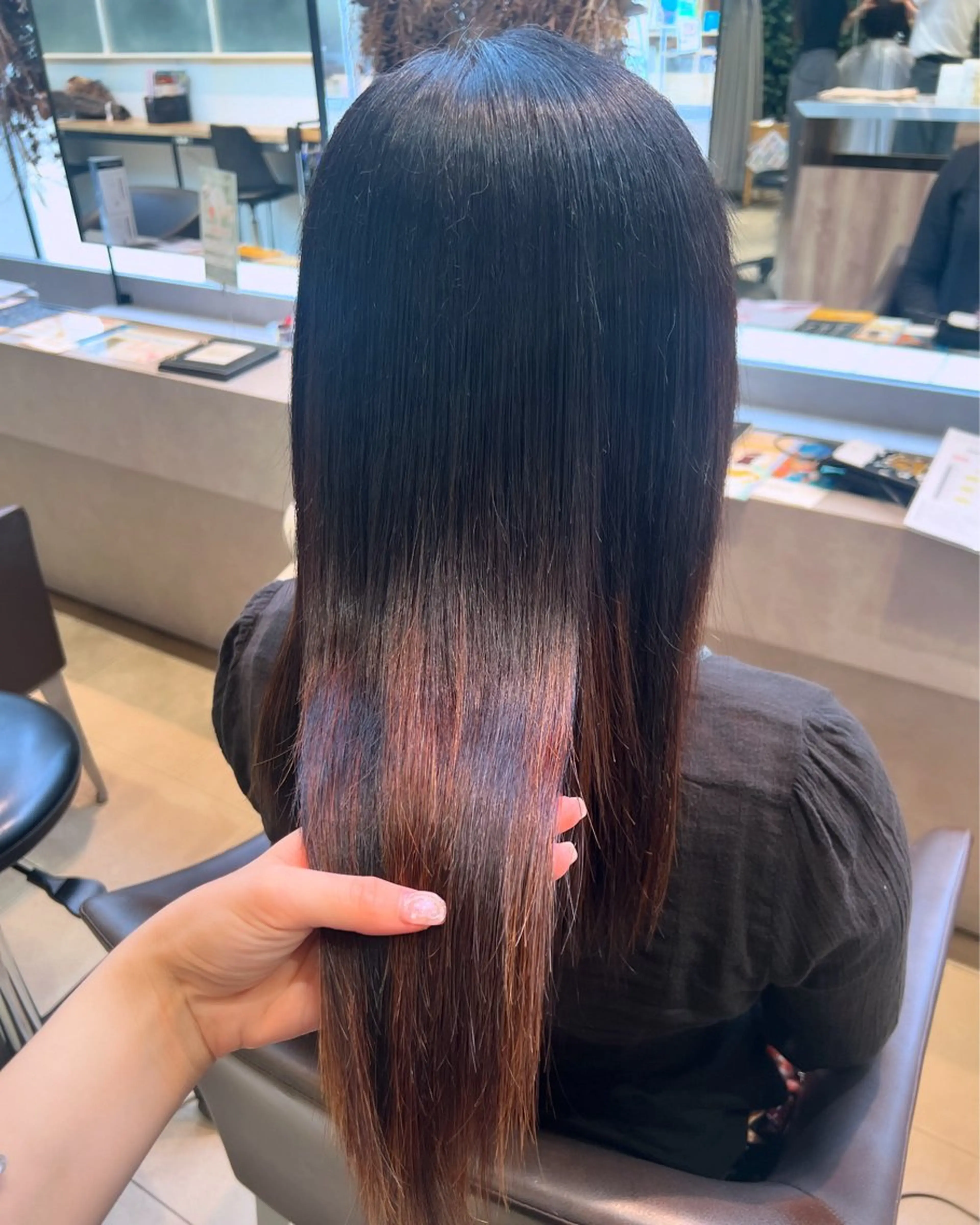 ロング パーマ 髪質改善 ストレートパーマ 縮毛矯正 🫧Ai/ ロロネー森ノ宮💖のヘアスタイル