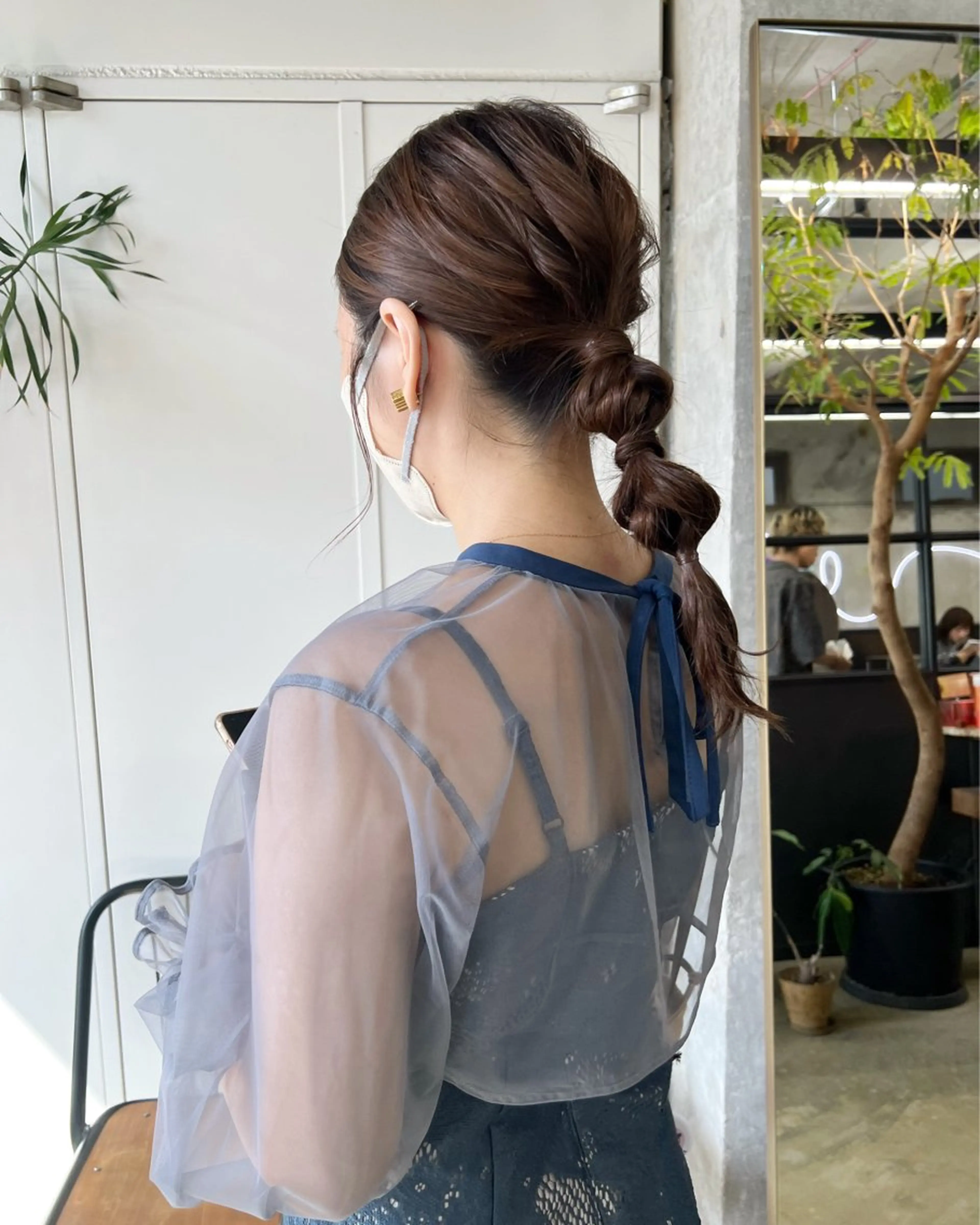 ヘアアレンジ 結婚式・ブライダル azumi/ボブ/暖 色/オリーブ/縮毛のヘアスタイル