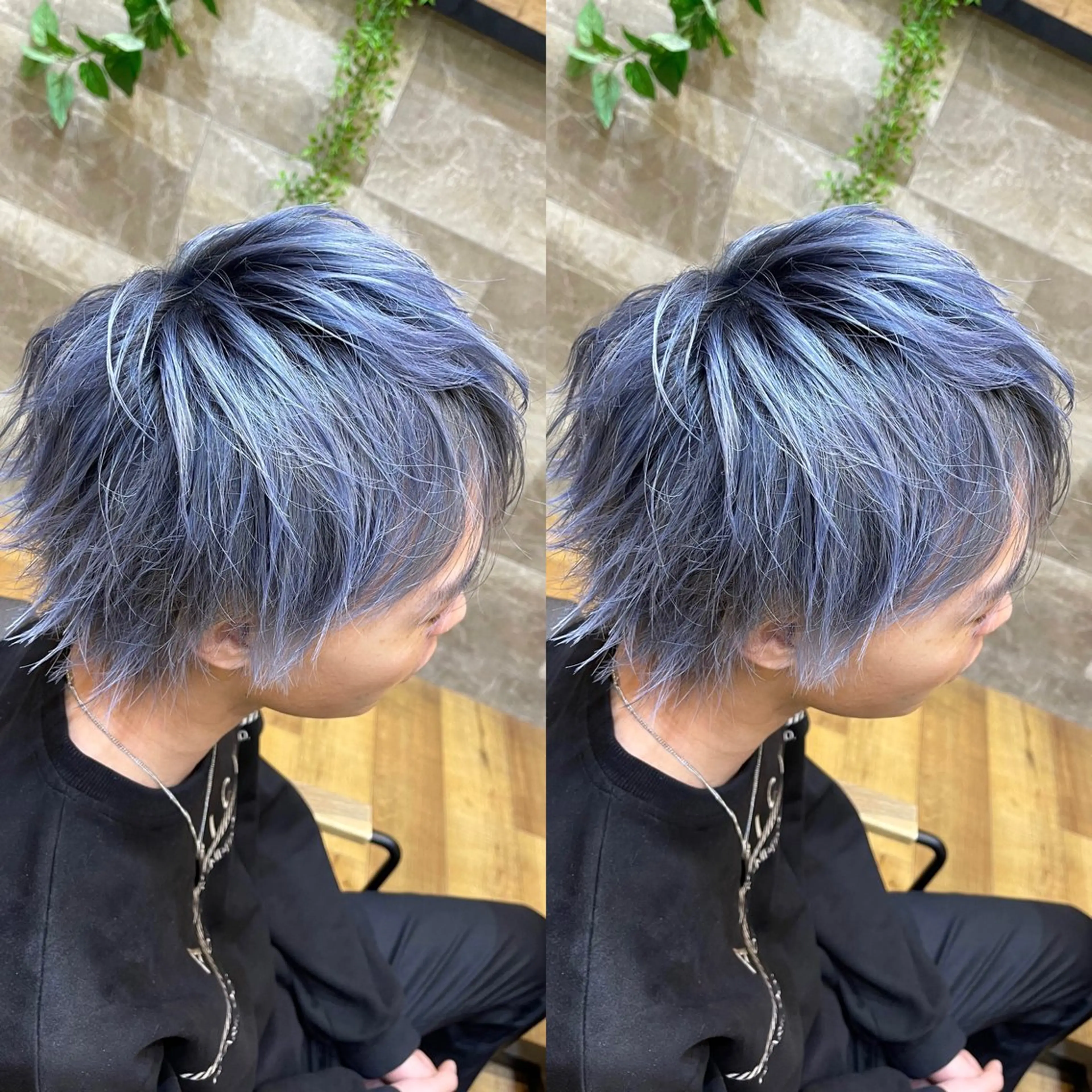 ショート カラー ヘアカラー トリートメント オージュアソムリエ DAIKI⭐️のヘアスタイル