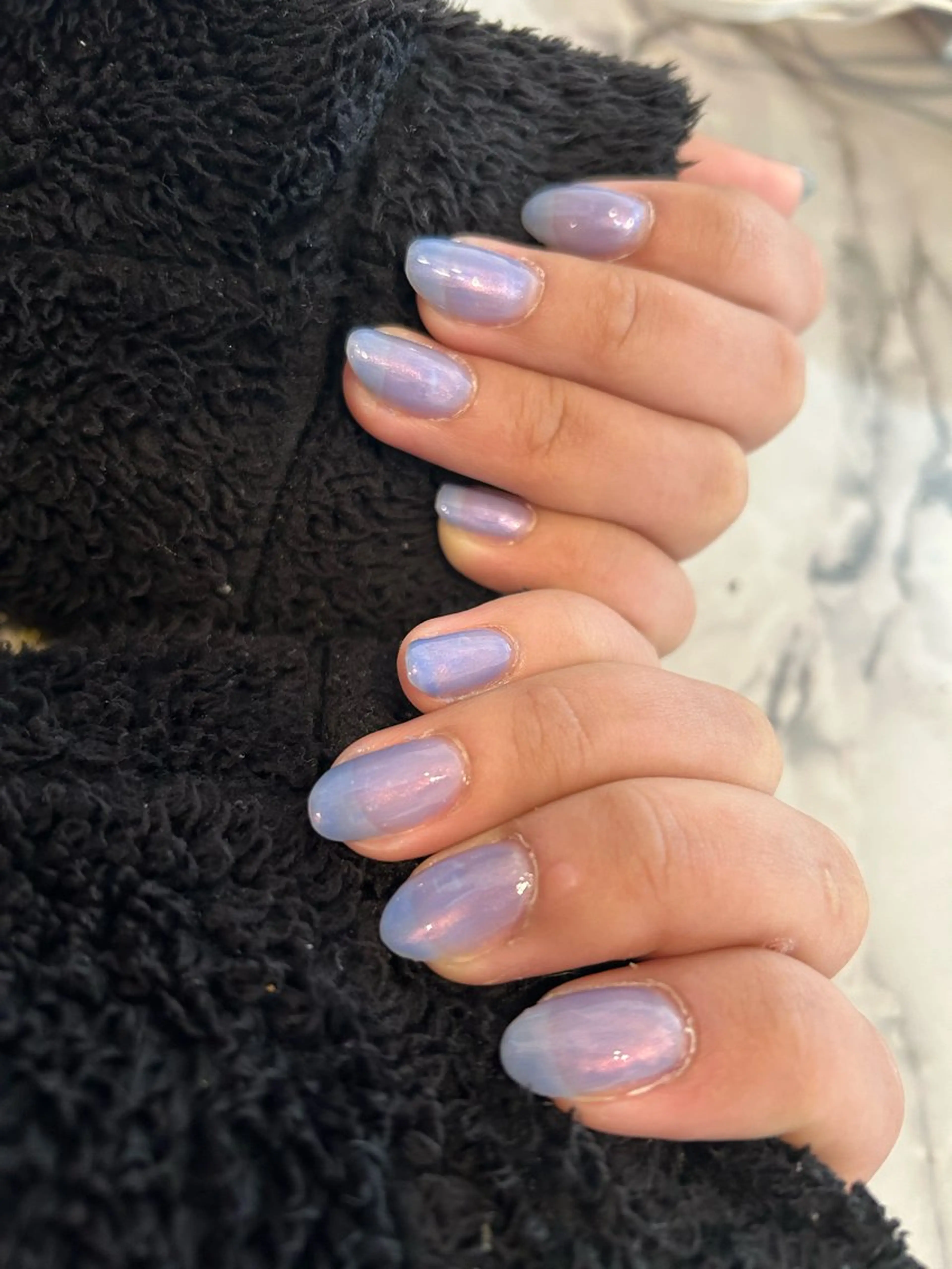 ネイル オーロラネイル ワンカラーネイル ハンドネイル nail.s misatoのネイルデザイン