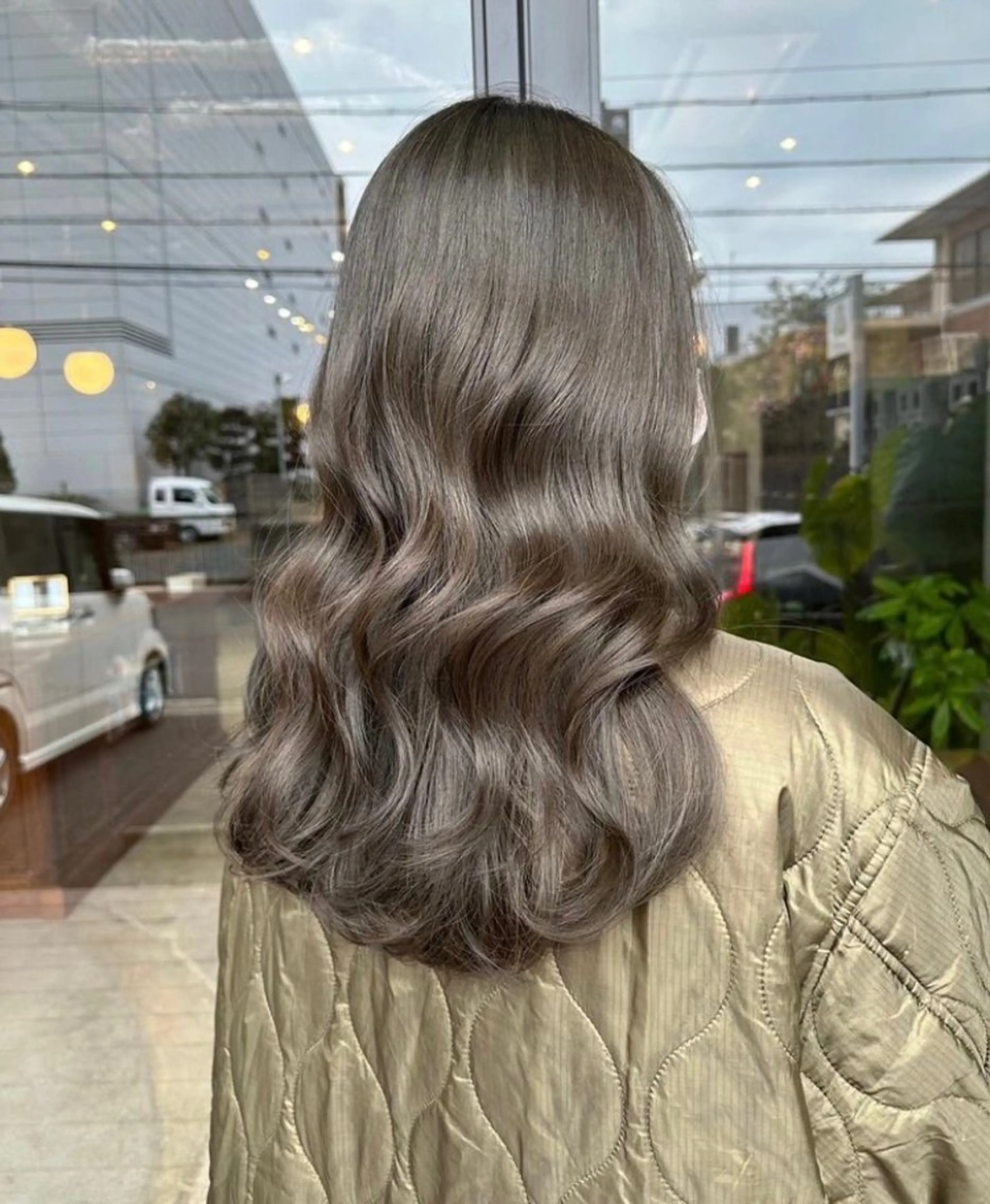 ロング カラー ❤️ブリーチなし💚 ダブルカラー平野実花のヘアスタイル