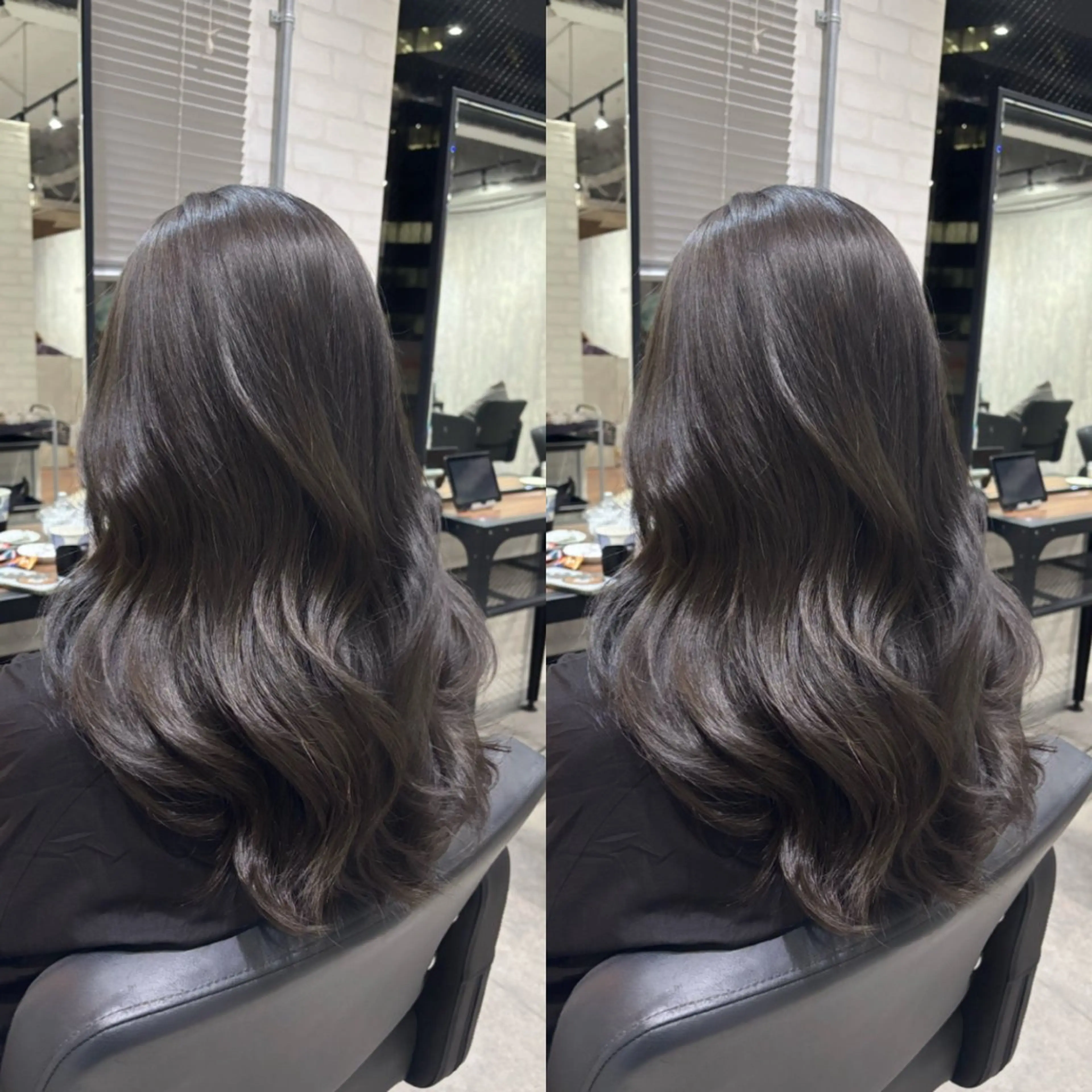 ロング カラー ヘアアレンジ カット ヘアカラー kei🫟ベージュ /透明感カラー/博多のヘアスタイル