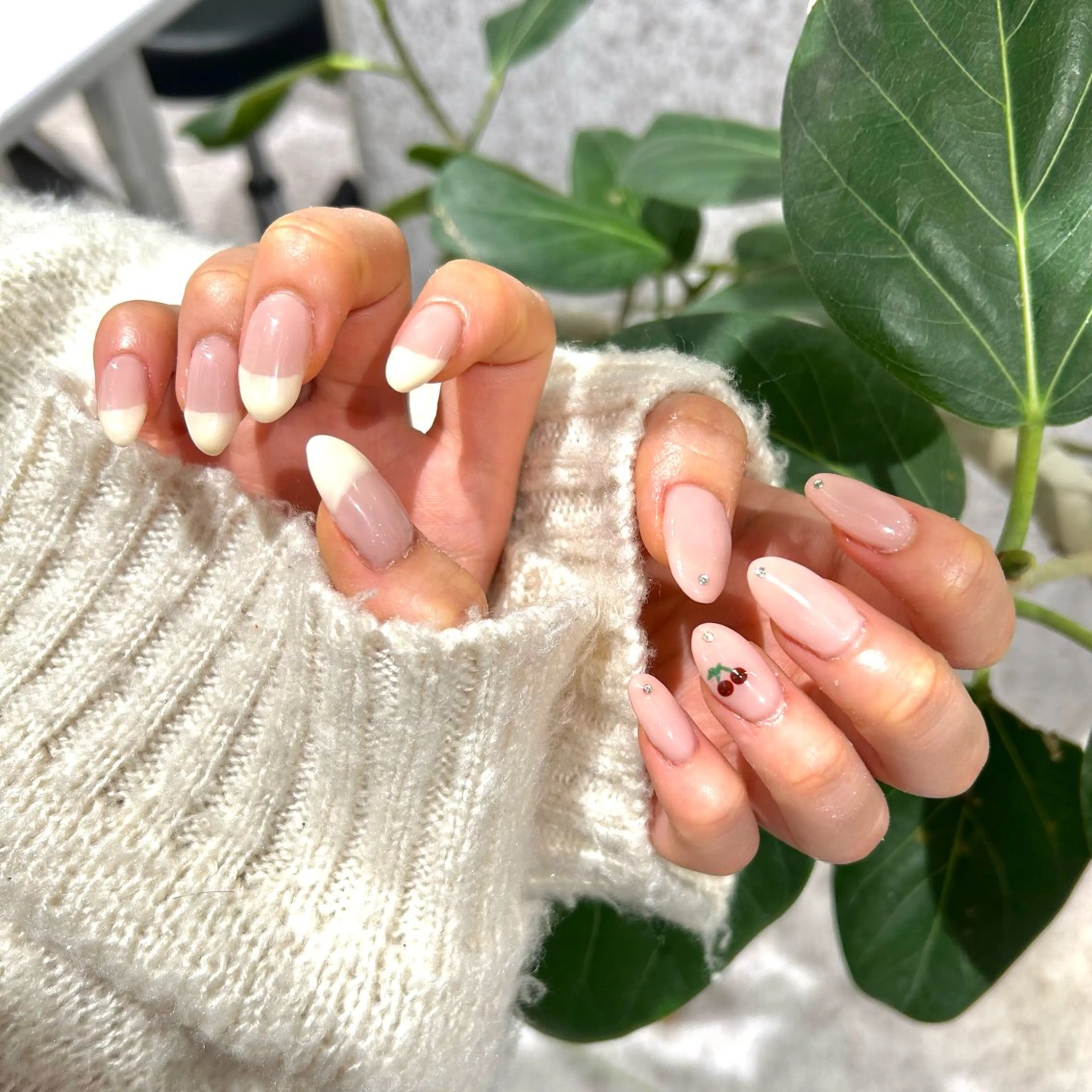 ネイル 成人式 長さ出し 韓国ネイル ショートネイル ハンドネイル ♡ハイトーン★ ネイル/しの♡のヘアスタイル