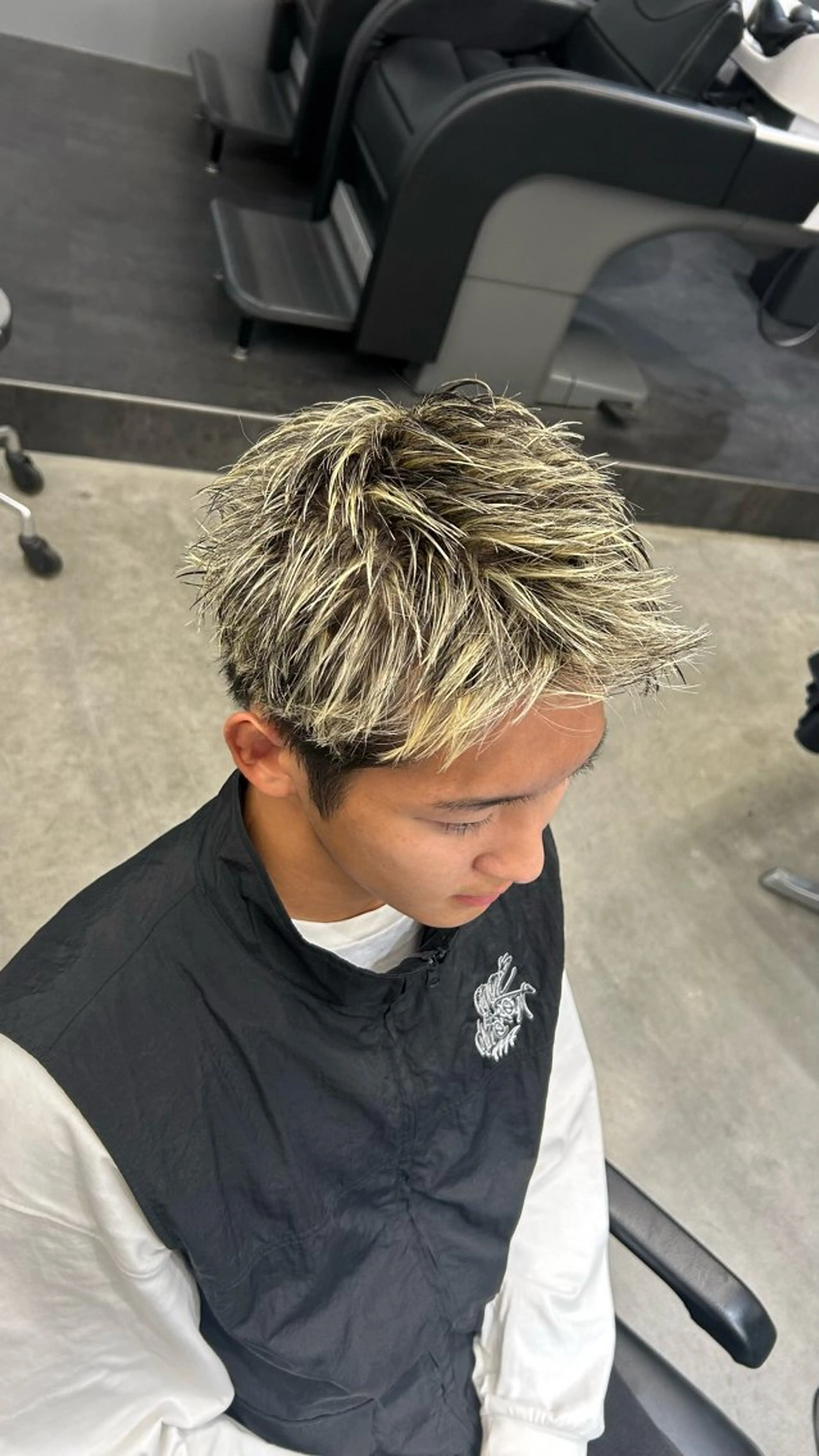 カラー メンズ 藤平海音/fifth PARKのヘアスタイル