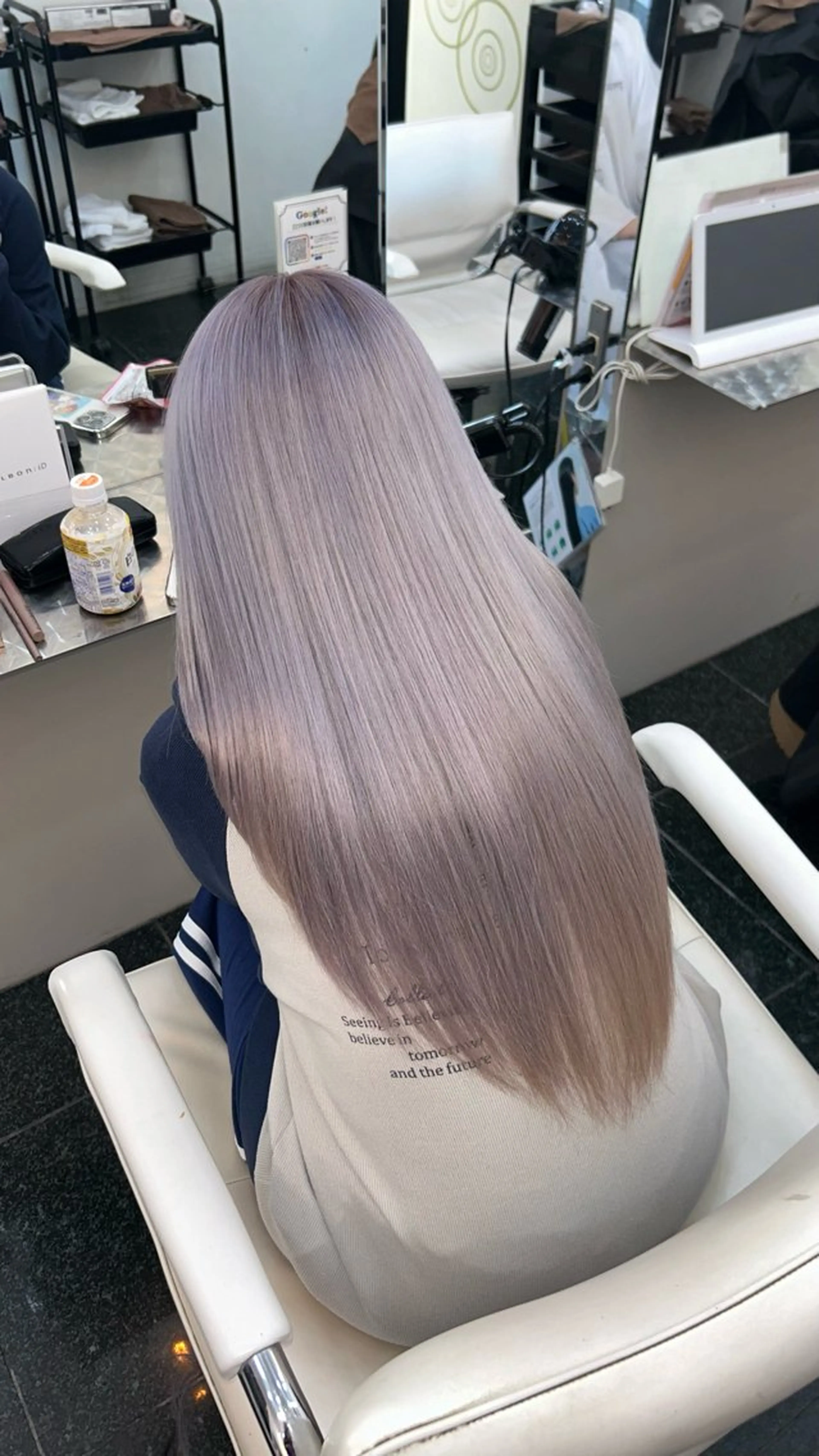 ロング カラー ヘアカラー ✨🦄韓国風レイヤ ー🦄✨林あかりのヘアスタイル