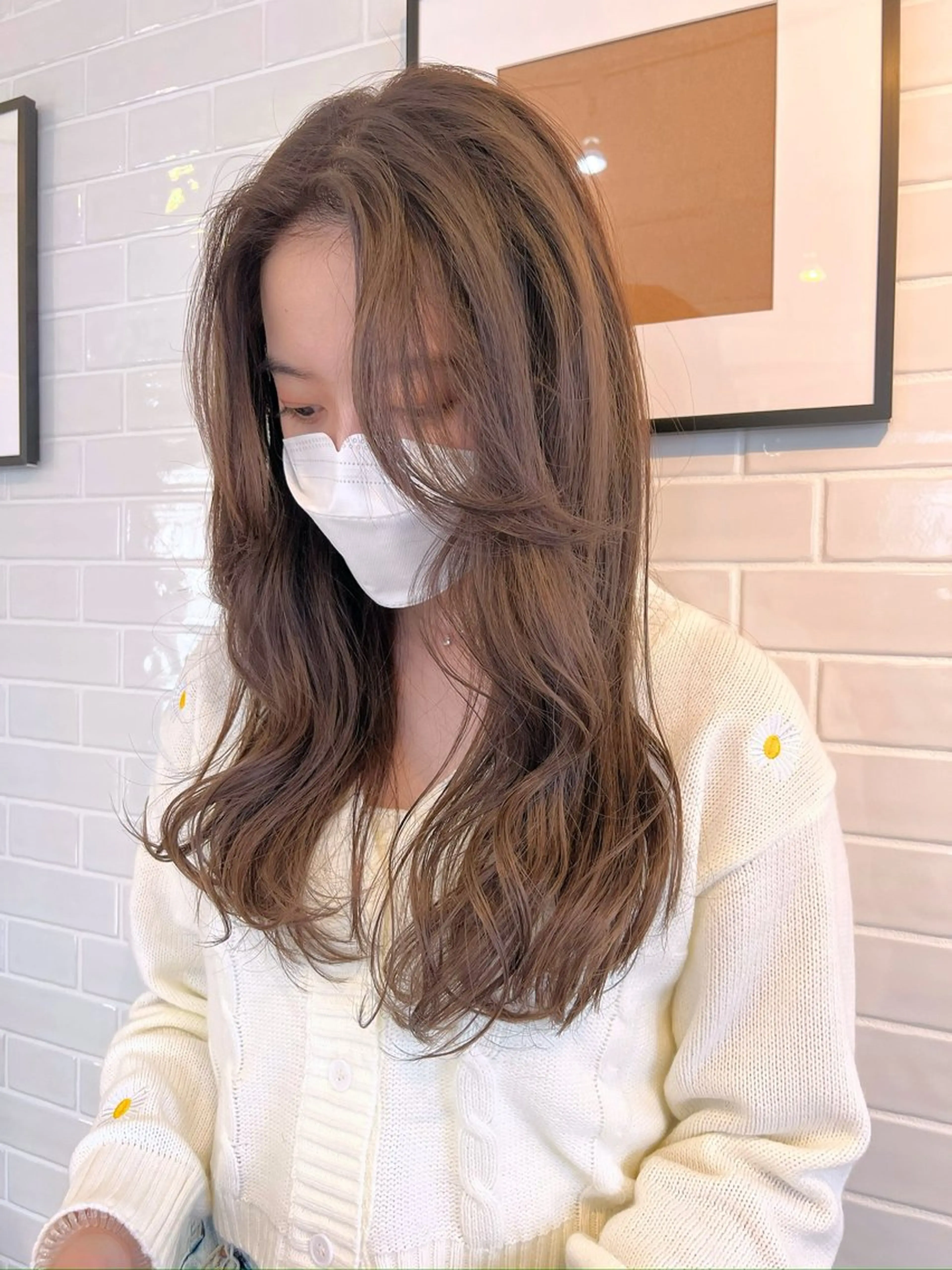 髪質改善inケアカラー+カット+ 3stepTR¥11900の写真