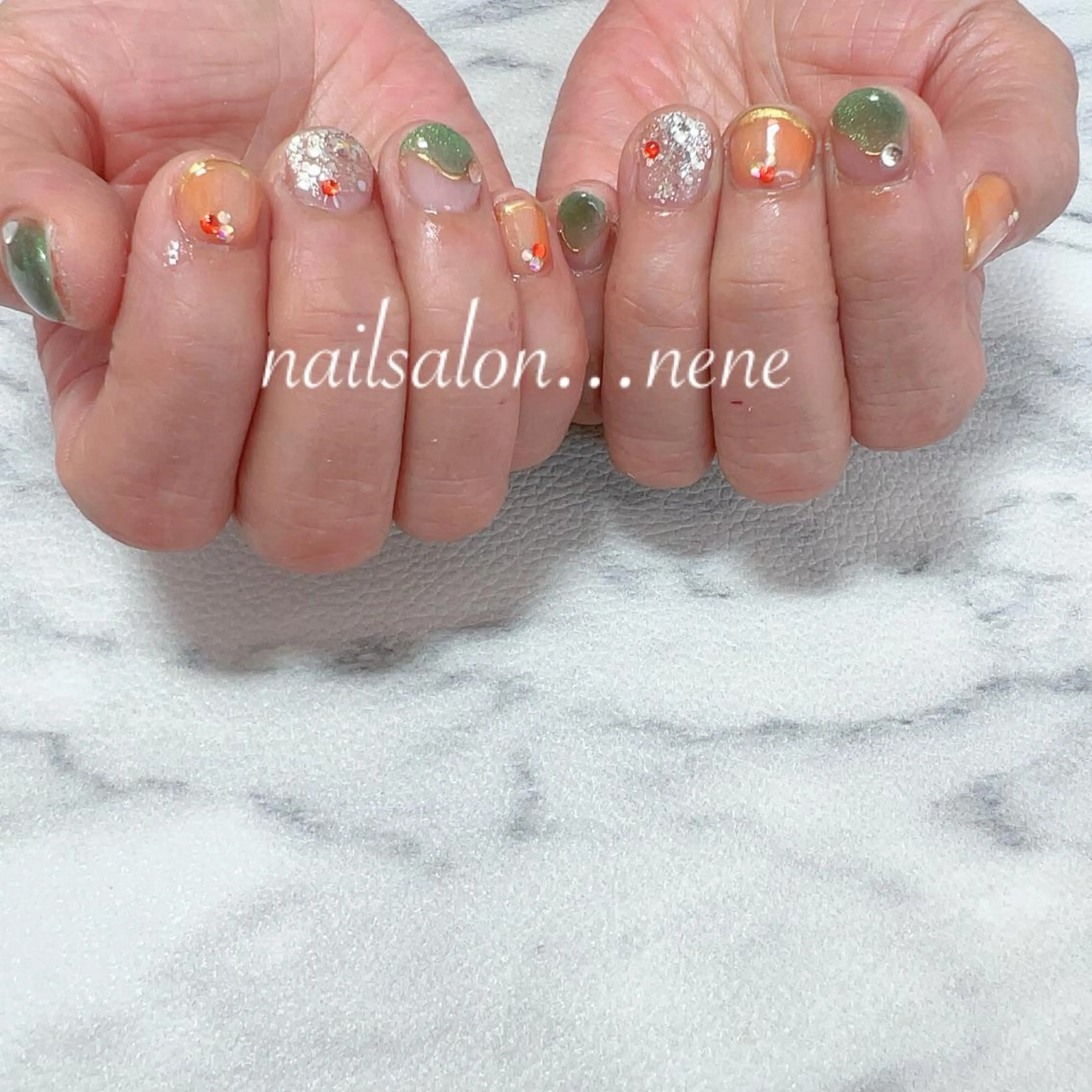 ネイル マグネットネイル nailsalon ...neneのネイルデザイン