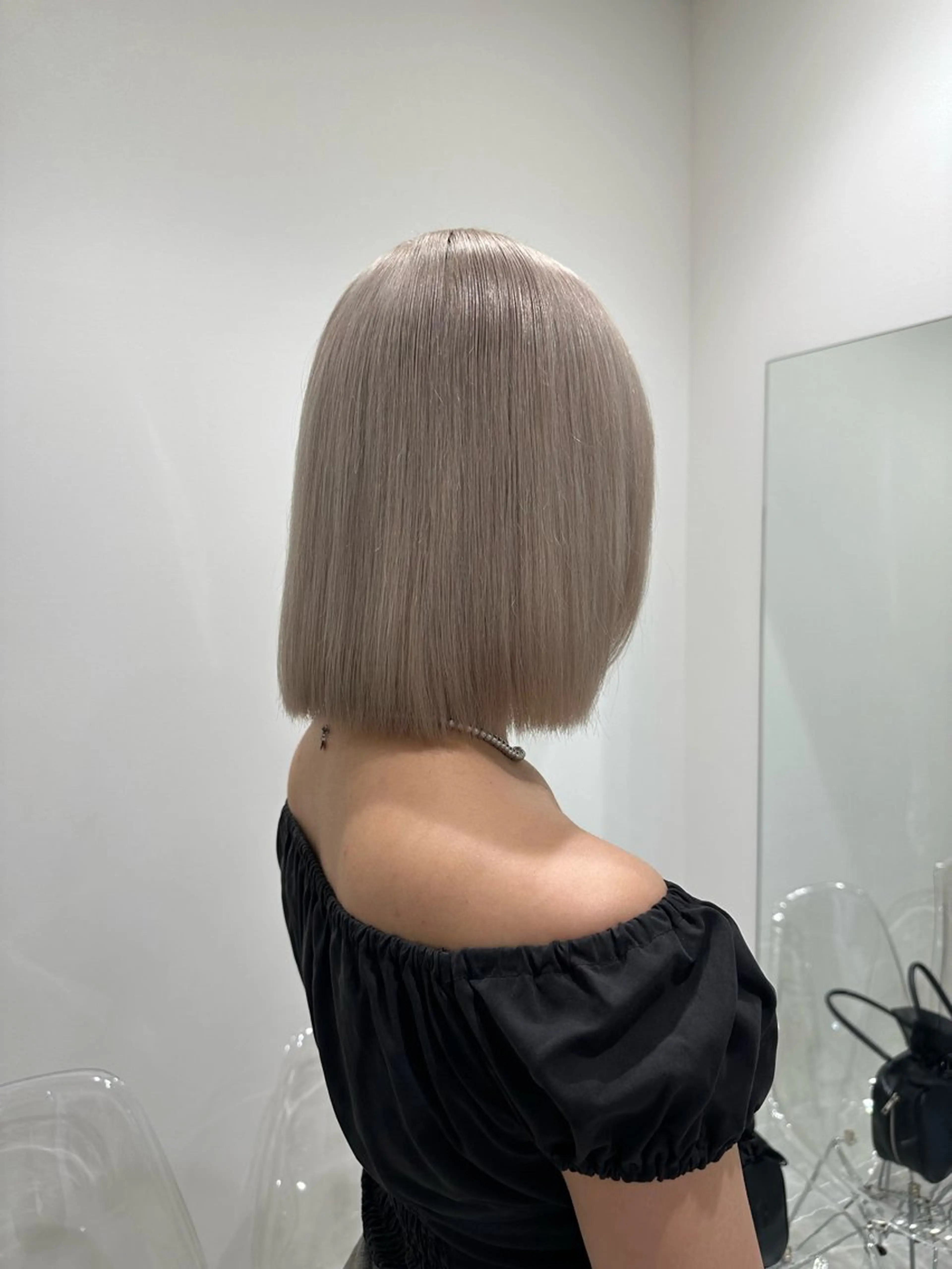 ショート トリートメント ヘアカラー トリートメント YOSHINO AIKOのヘアスタイル