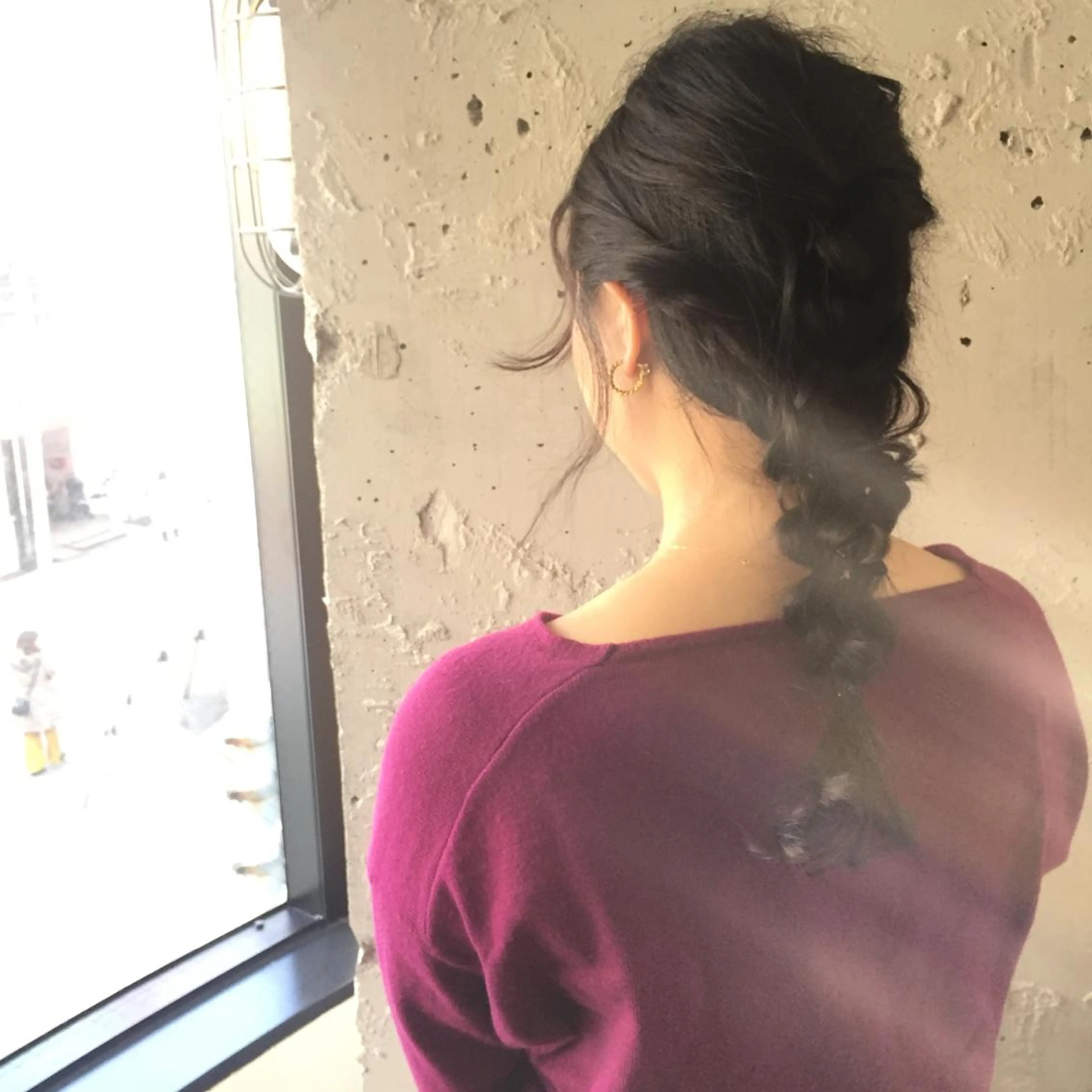 ロング カット ヘアカラー 稲田 結衣夏のヘアスタイル