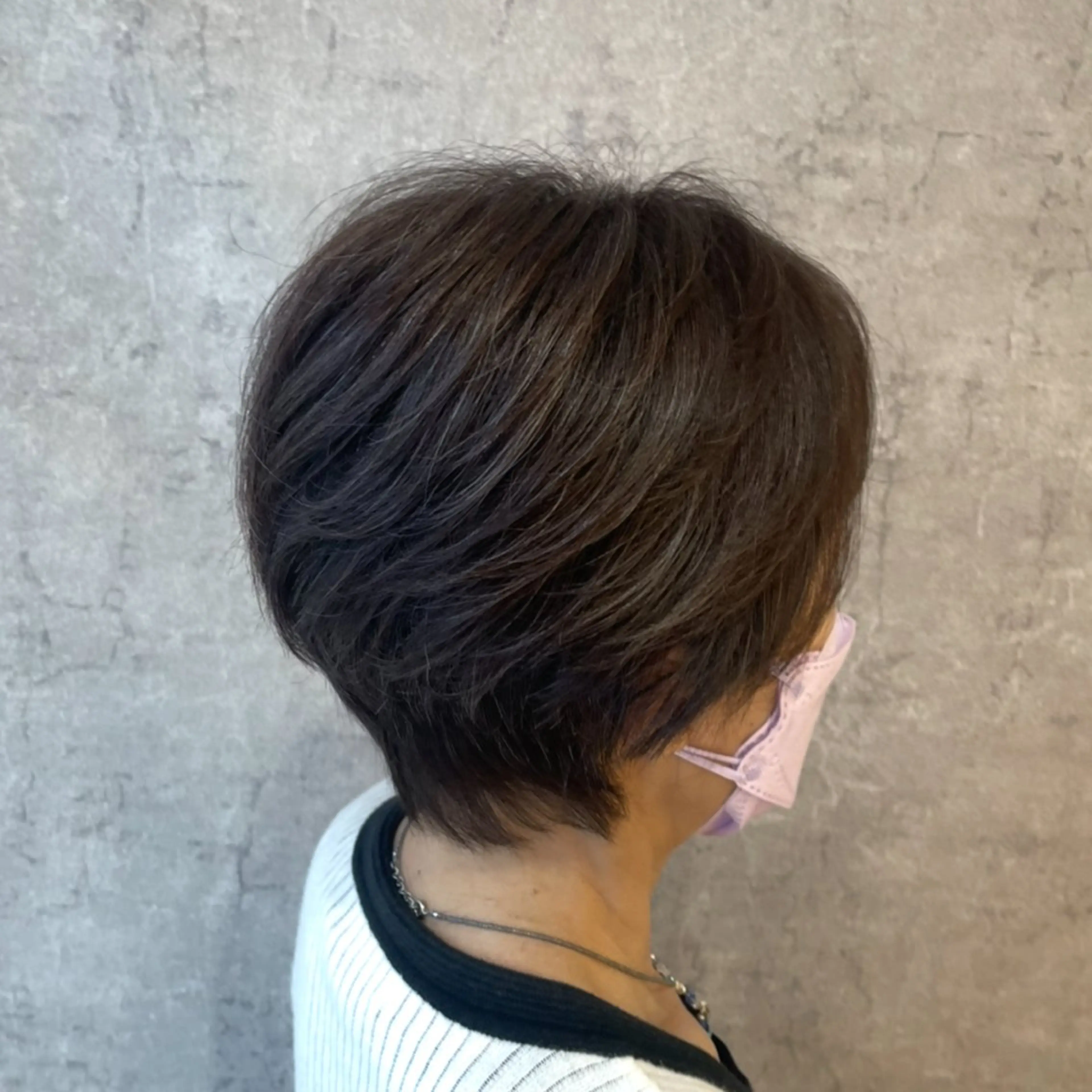 ショート カラー 🩵白髪ぼかし/🩵 白髪染め／tairaのヘアスタイル