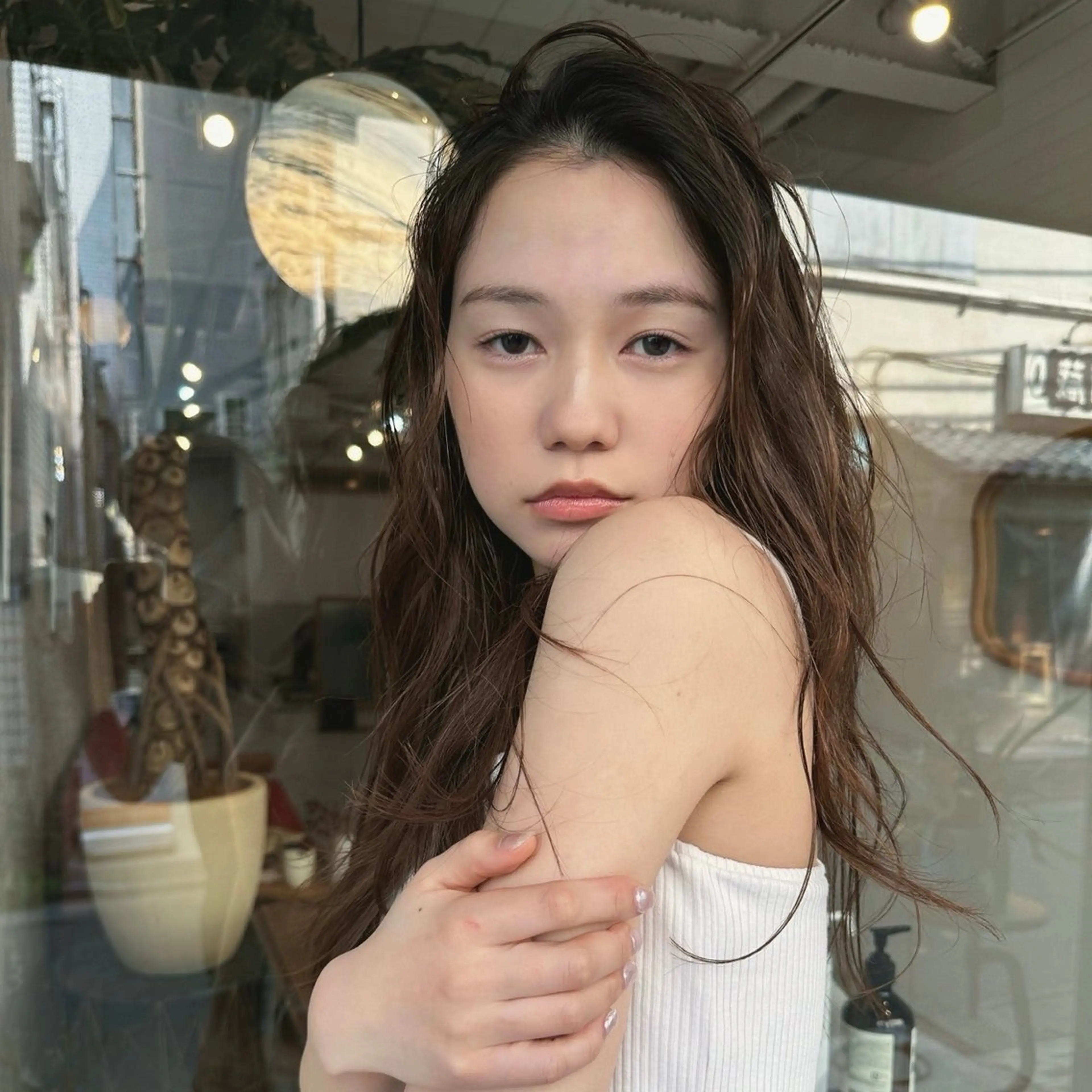 ロング ヘアカラー トリートメント ヘッドスパ 表参道/三軒茶屋/ ebiのヘアスタイル