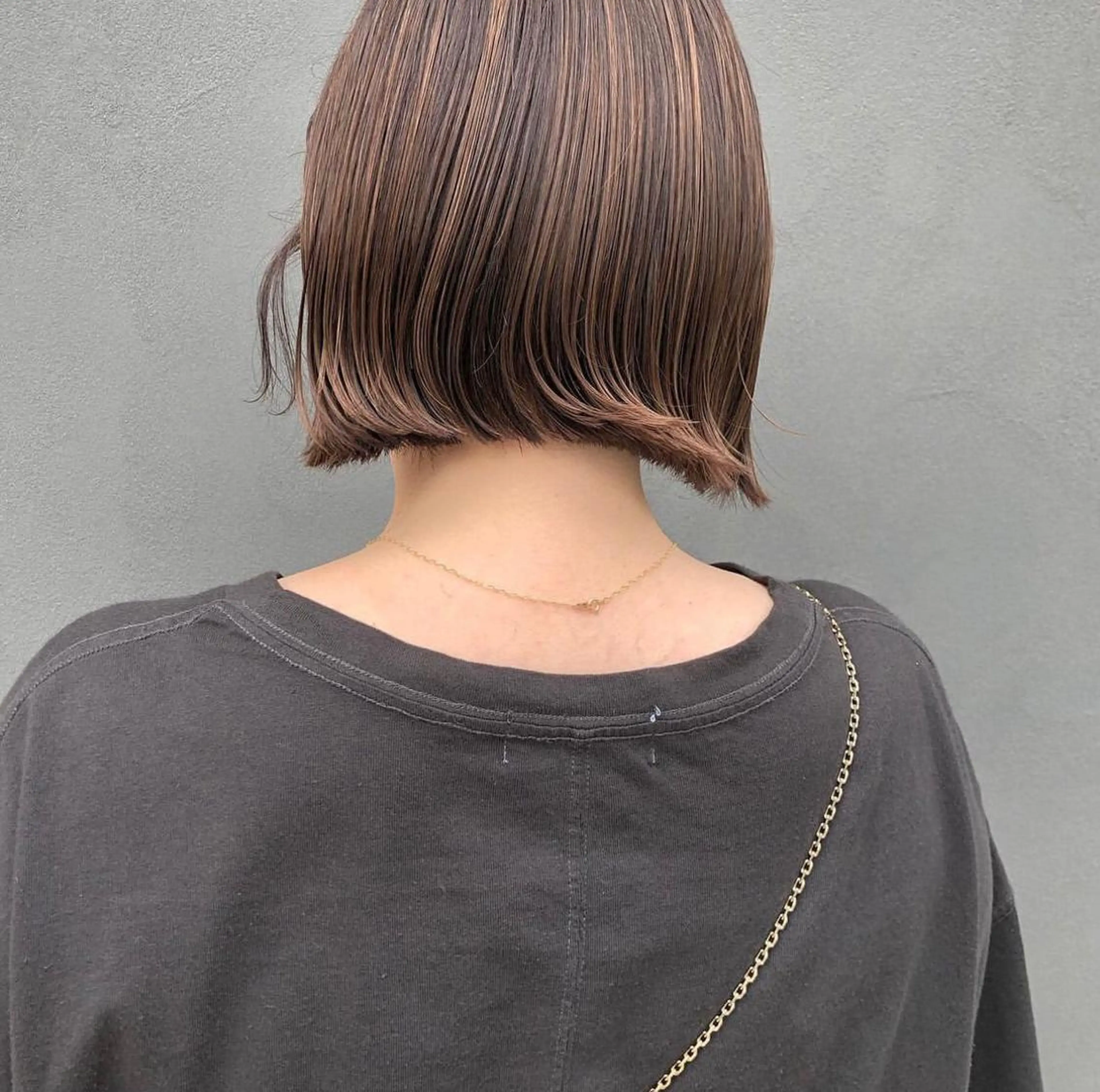 ショート SALON WORK STATION所属・ボブ♡柔らかいカラー 實松栞理のヘアスタイル