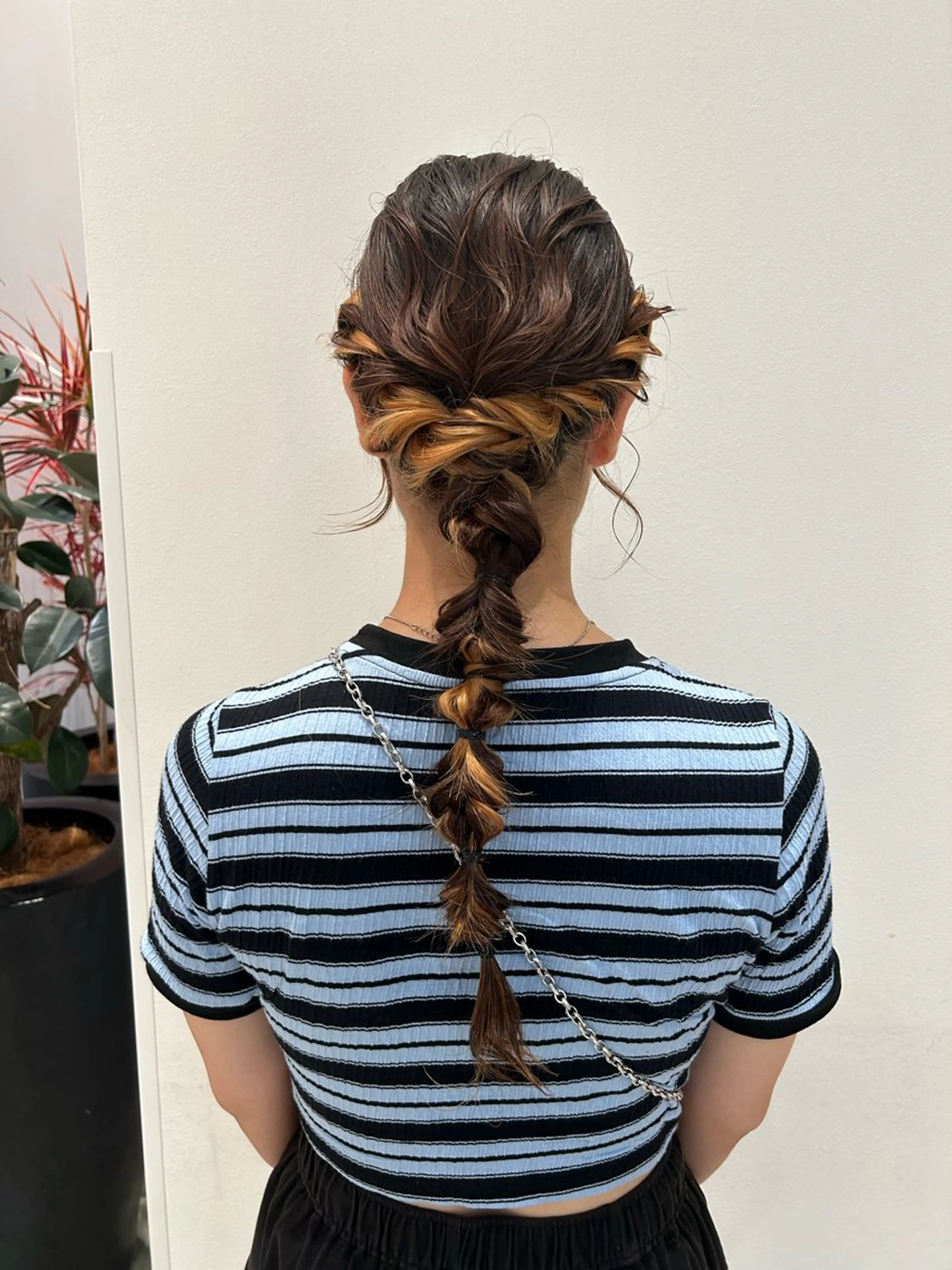 ヘアアレンジ 透明感カラー k-twoういのヘアスタイル