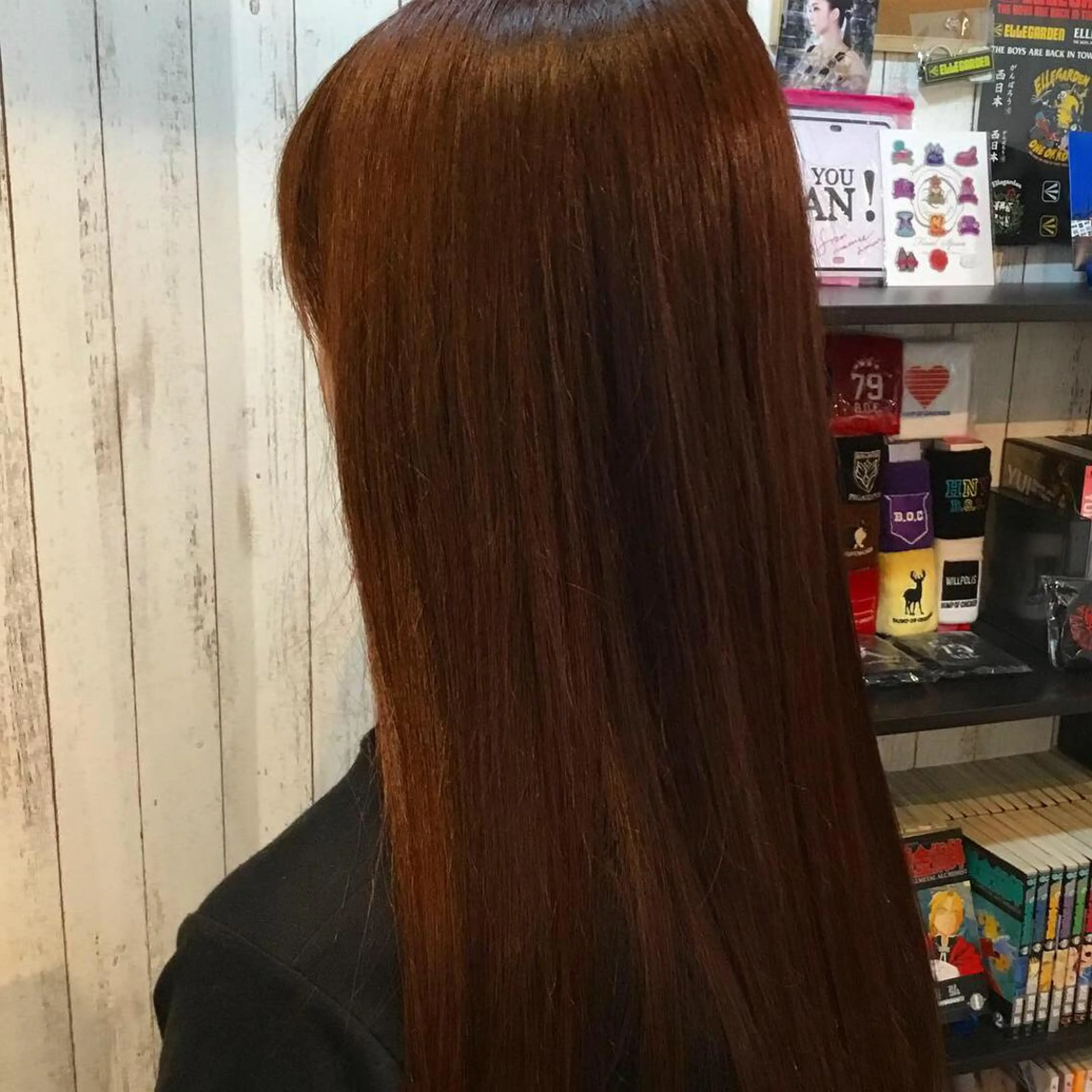 ロング カラー 金崎 新吾のヘアスタイル