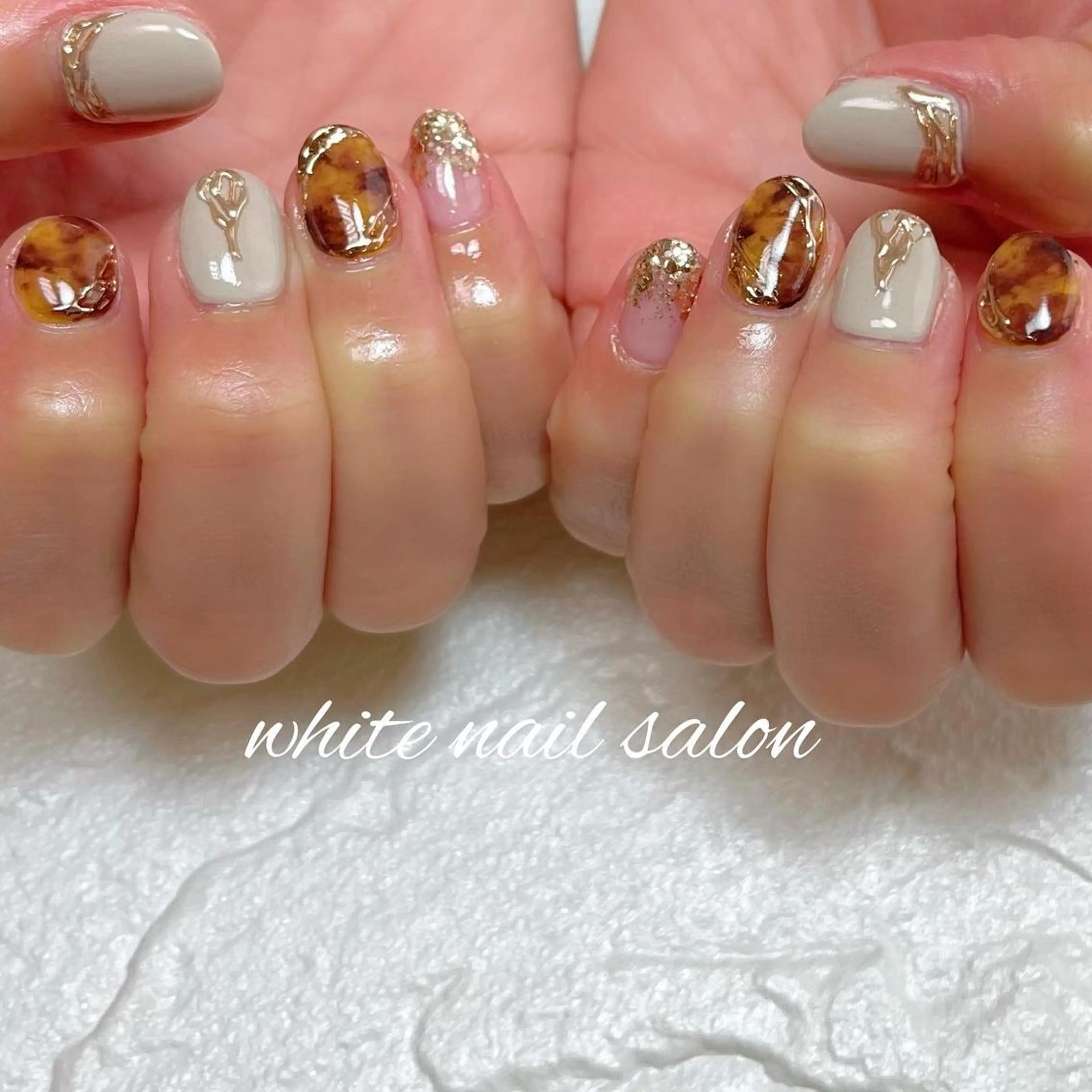 ネイル フットネイル ジェルネイル ハードジェル ラメ(グリッター) 持ち込み ハンドネイル white nail salonのネイルデザイン