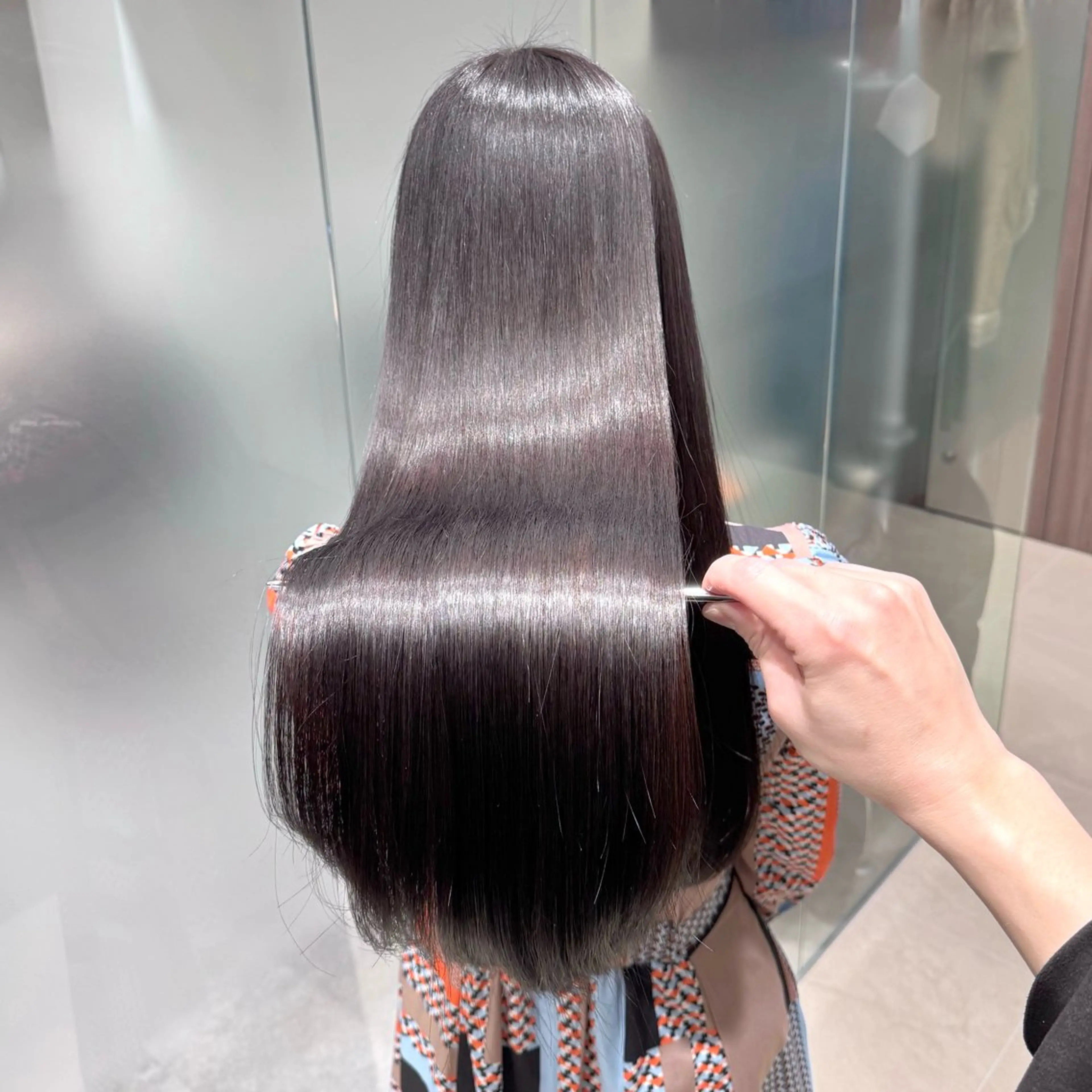 【🌈人気No.1圧倒的艶髪🌈】カット+ケアカラー+Premiumﾄﾘｰﾄﾒﾝﾄ7Stepの写真