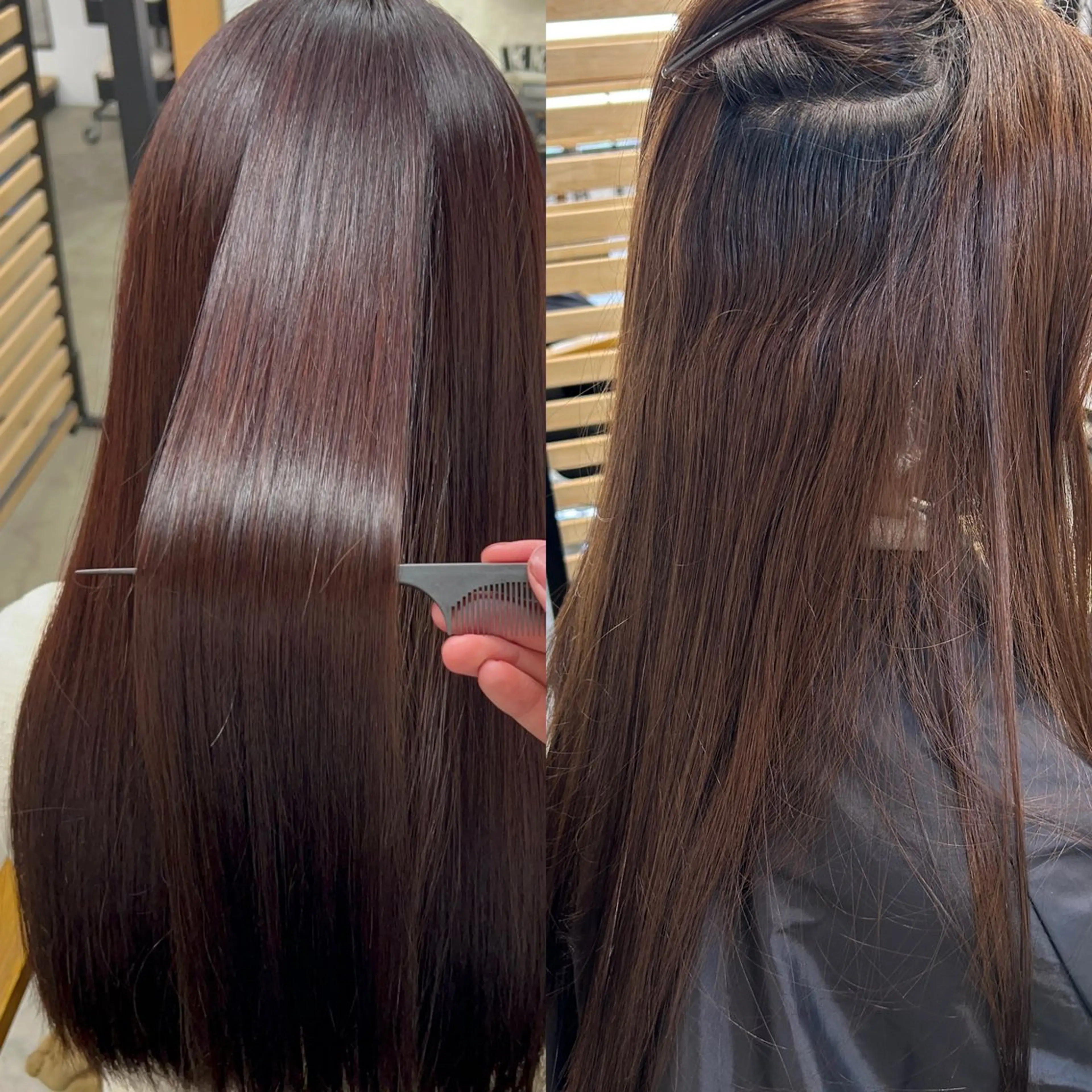 ロング トリートメント 1回で綺麗になる 髪質改善 小山光のヘアスタイル